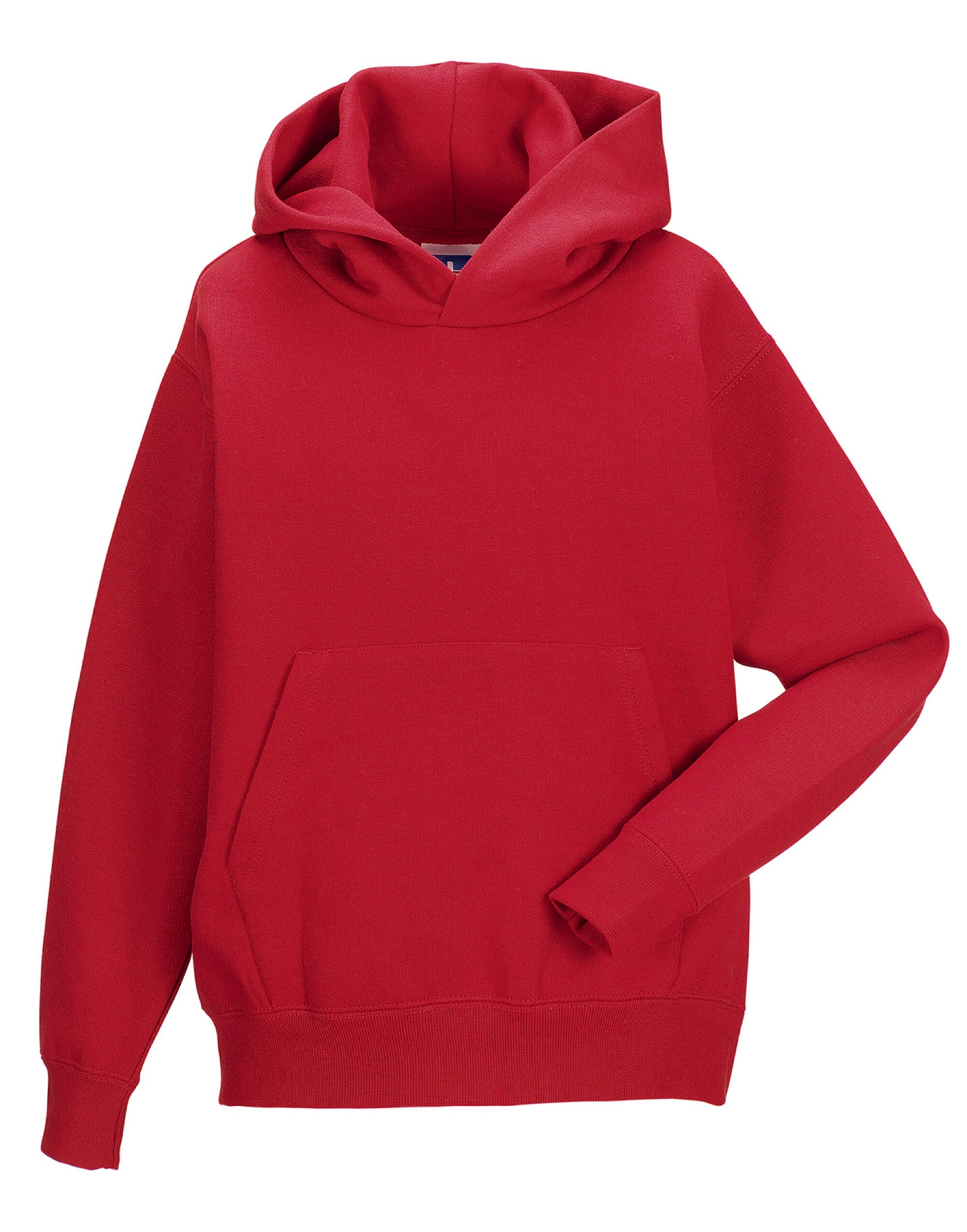 Russell Collection Russell Kids Hooded Sweatshirt 575B - Classic Red - Customisable Sweatshirts