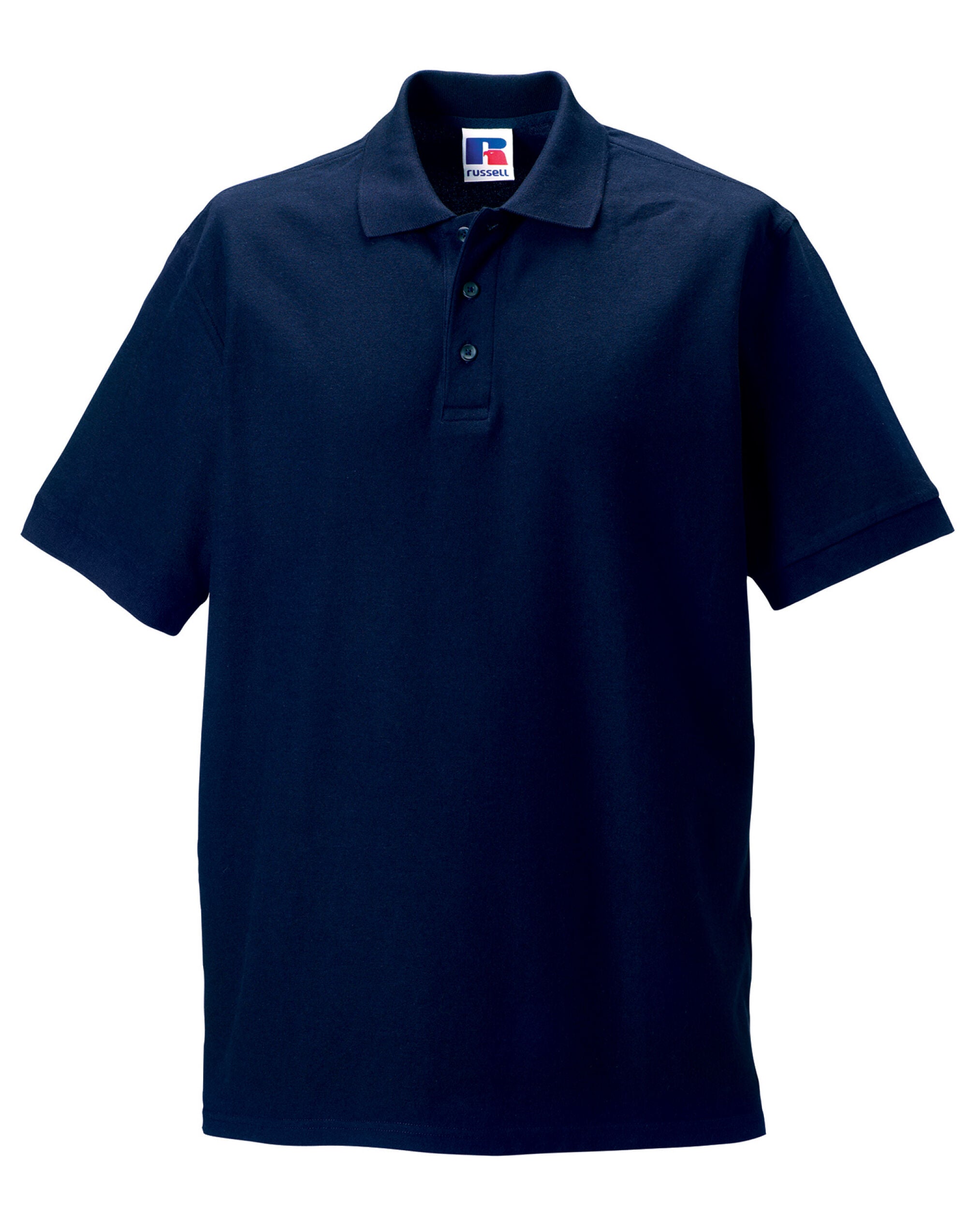 Russell Collection Russell Mens Ultimate Cotton Polo 577M - French Navy - Customisable Polos