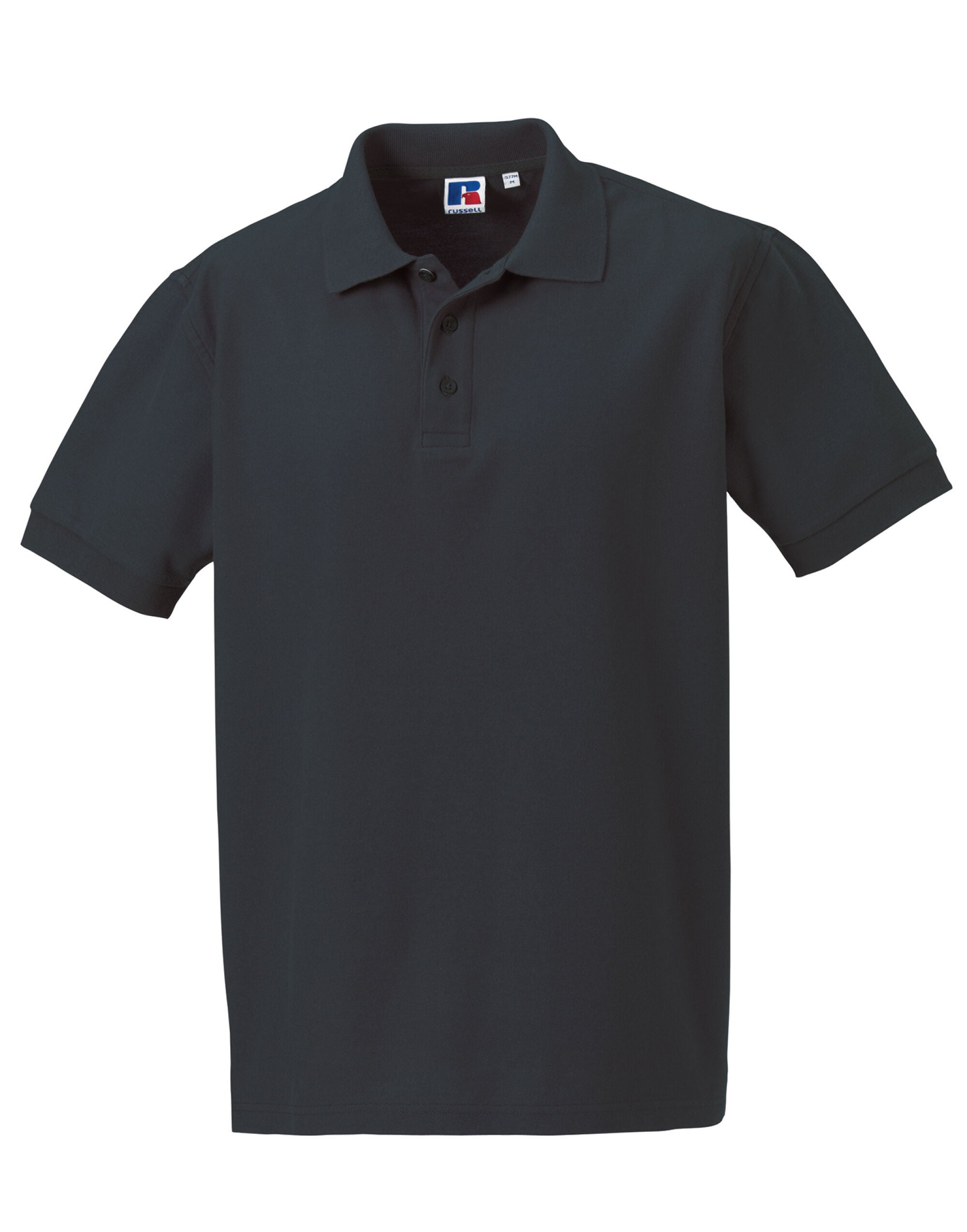 Russell Collection Russell Mens Ultimate Cotton Polo 577M - Titanium - Customisable Polos