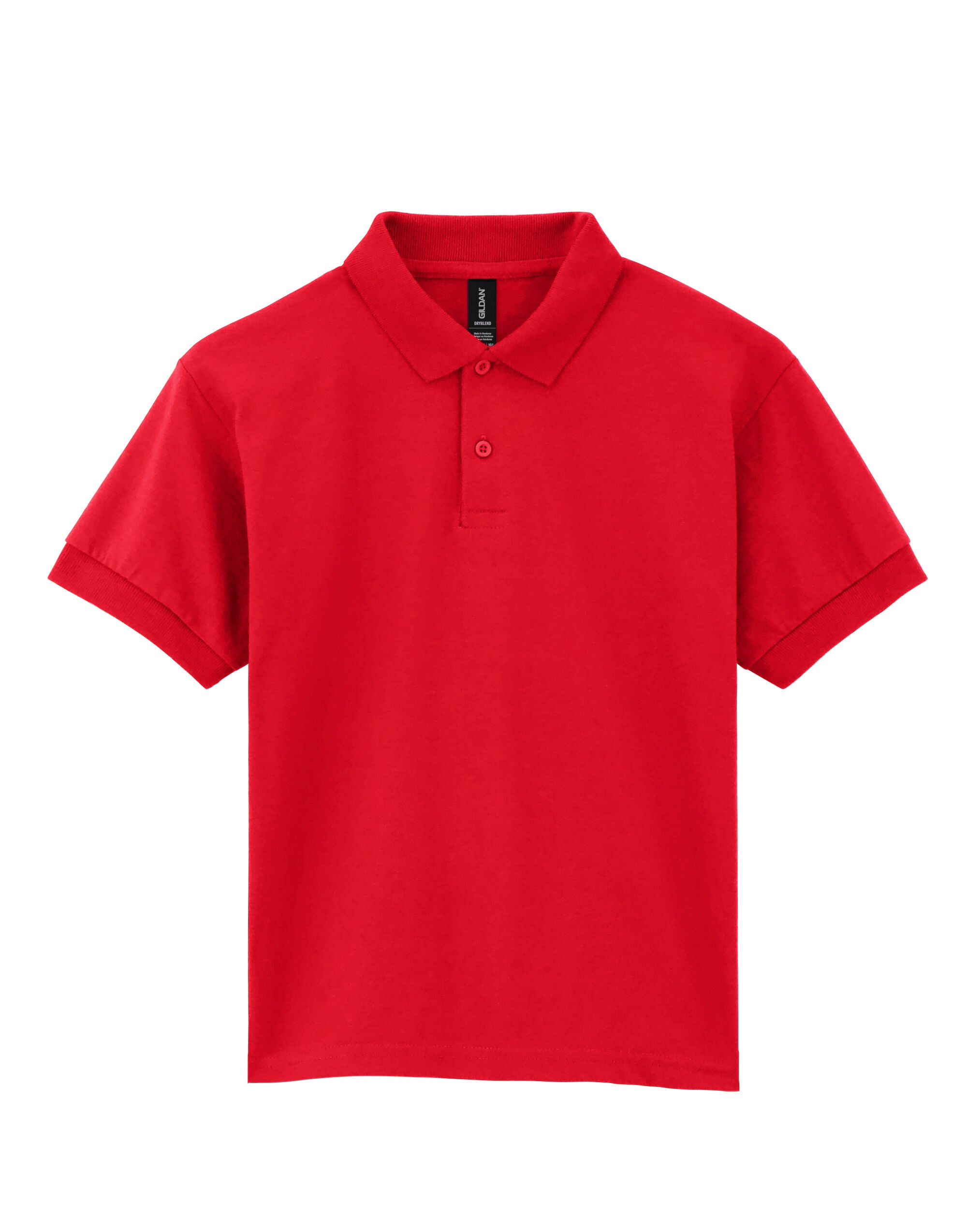 Gildan Dryblend Youth Jersey Polo 8800B - Red - Customisable Polos