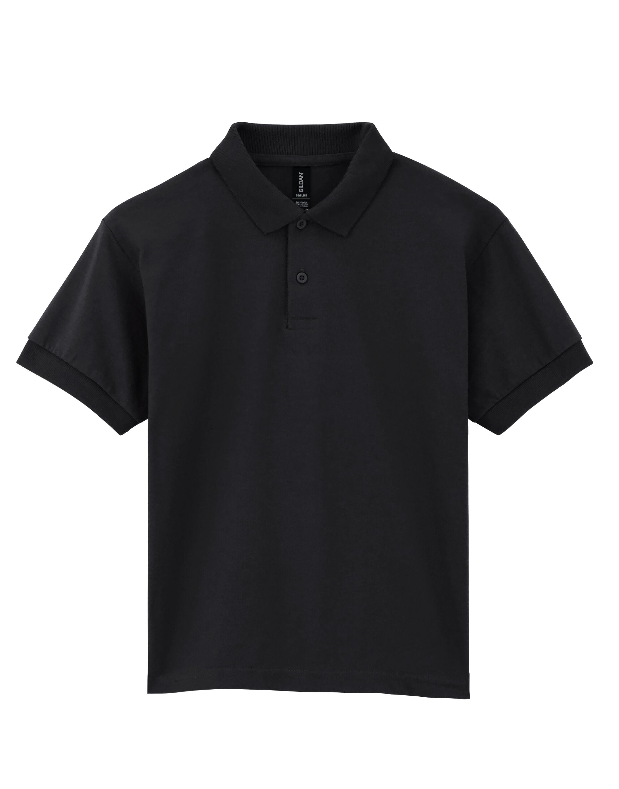 Gildan Dryblend Youth Jersey Polo 8800B - Black - Customisable Polos