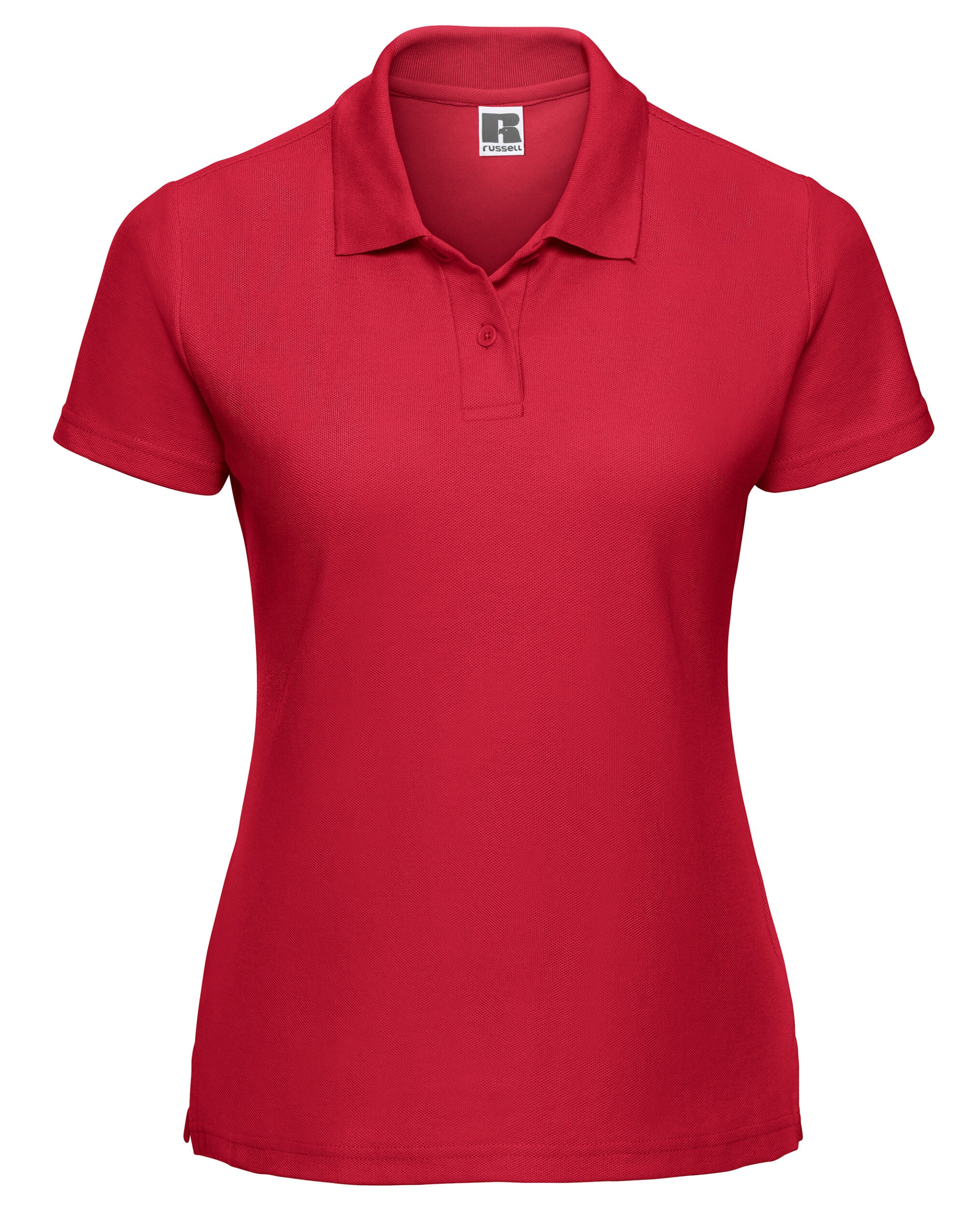 Russell Collection Russell Ladies Classic Polycotton Polo 539F - Classic Red - Customisable Polos