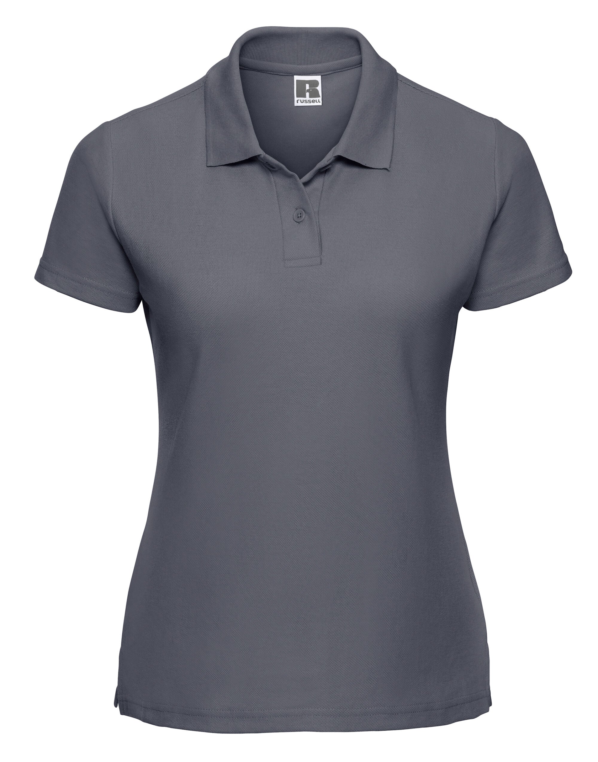 Russell Collection Russell Ladies Classic Polycotton Polo 539F - Convoy Grey - Customisable Polos