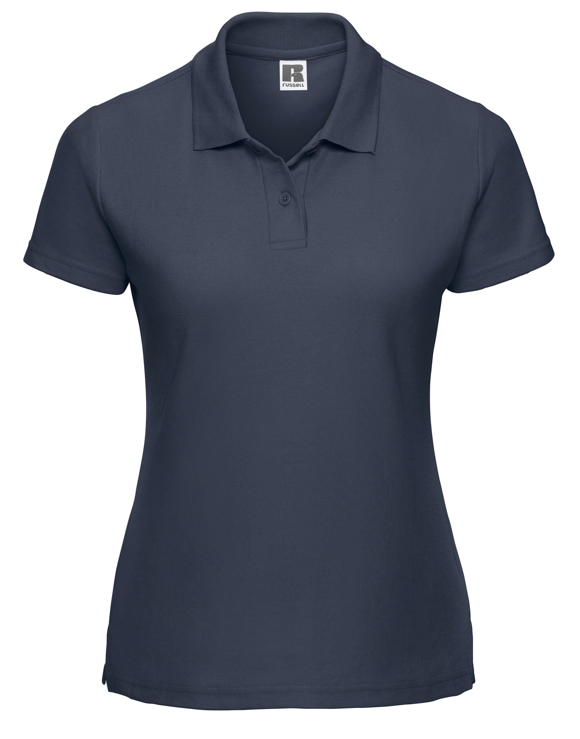 Russell Collection Russell Ladies Classic Polycotton Polo 539F - French Navy - Customisable Polos