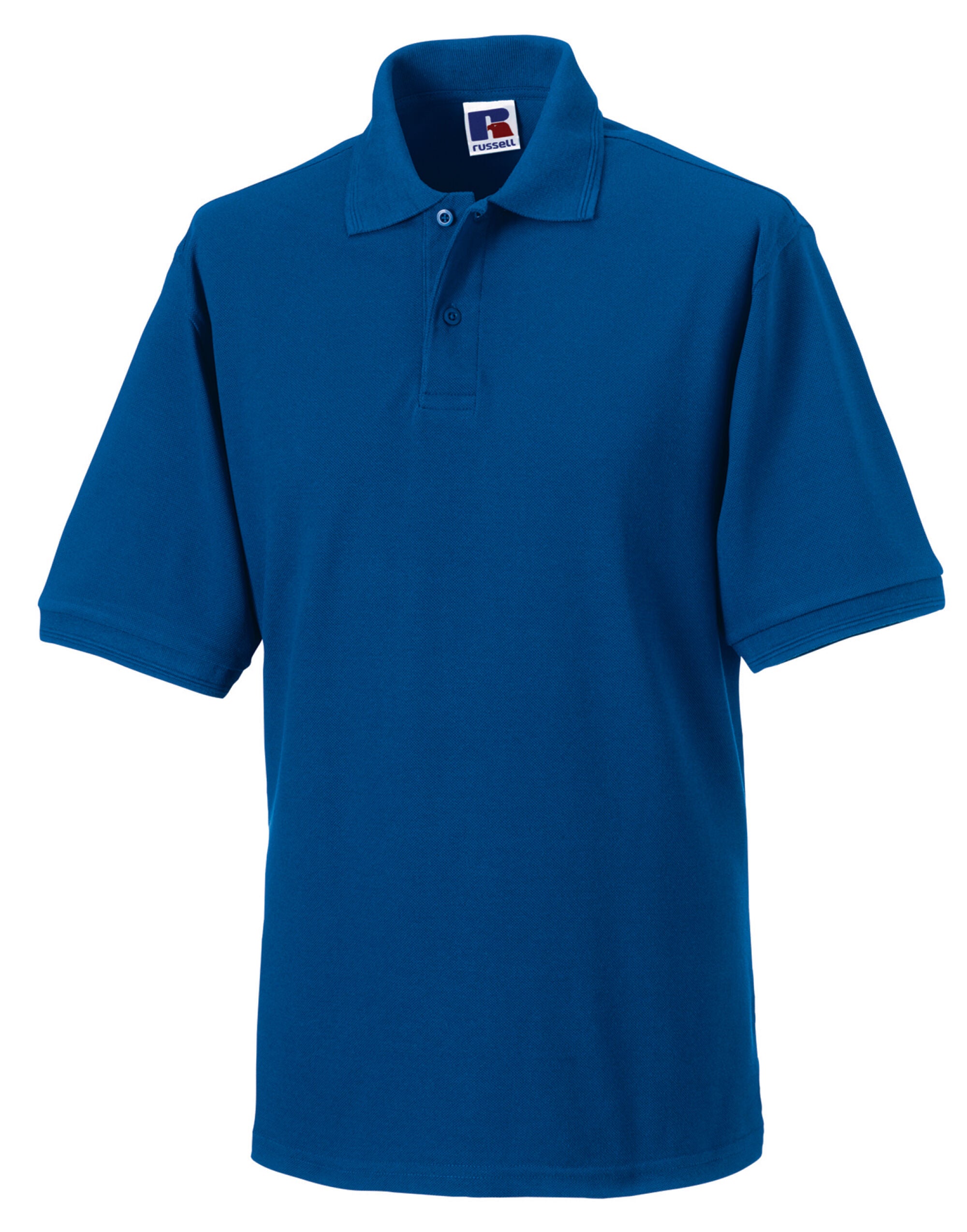 Russell Collection Russell Hardwearing Polycotton Polo 599M - Bright Royal - Customisable Polos