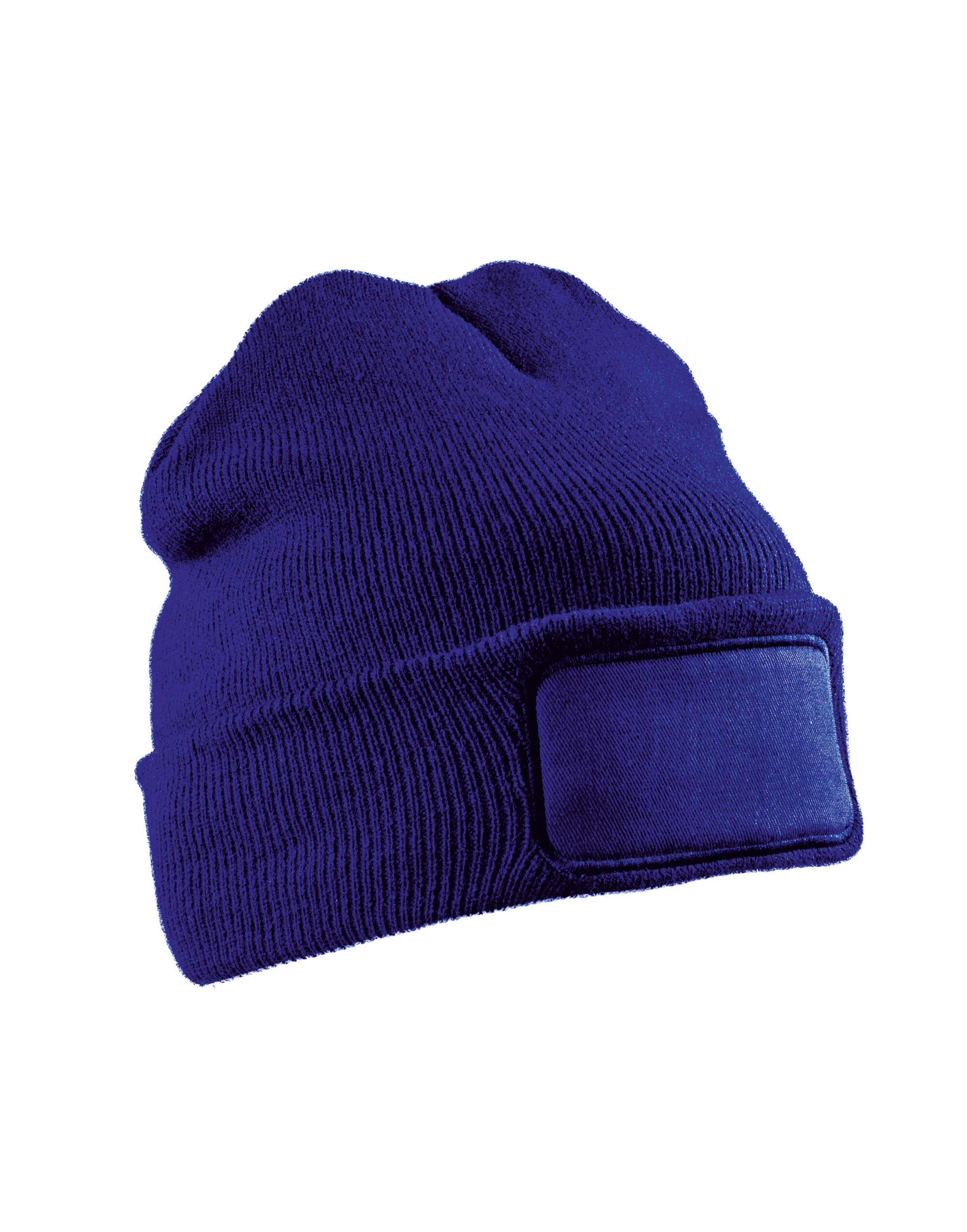 Result Recycled Dble Knit Printer Beanie rc927x - Royal Blue O S - Customisable Caps