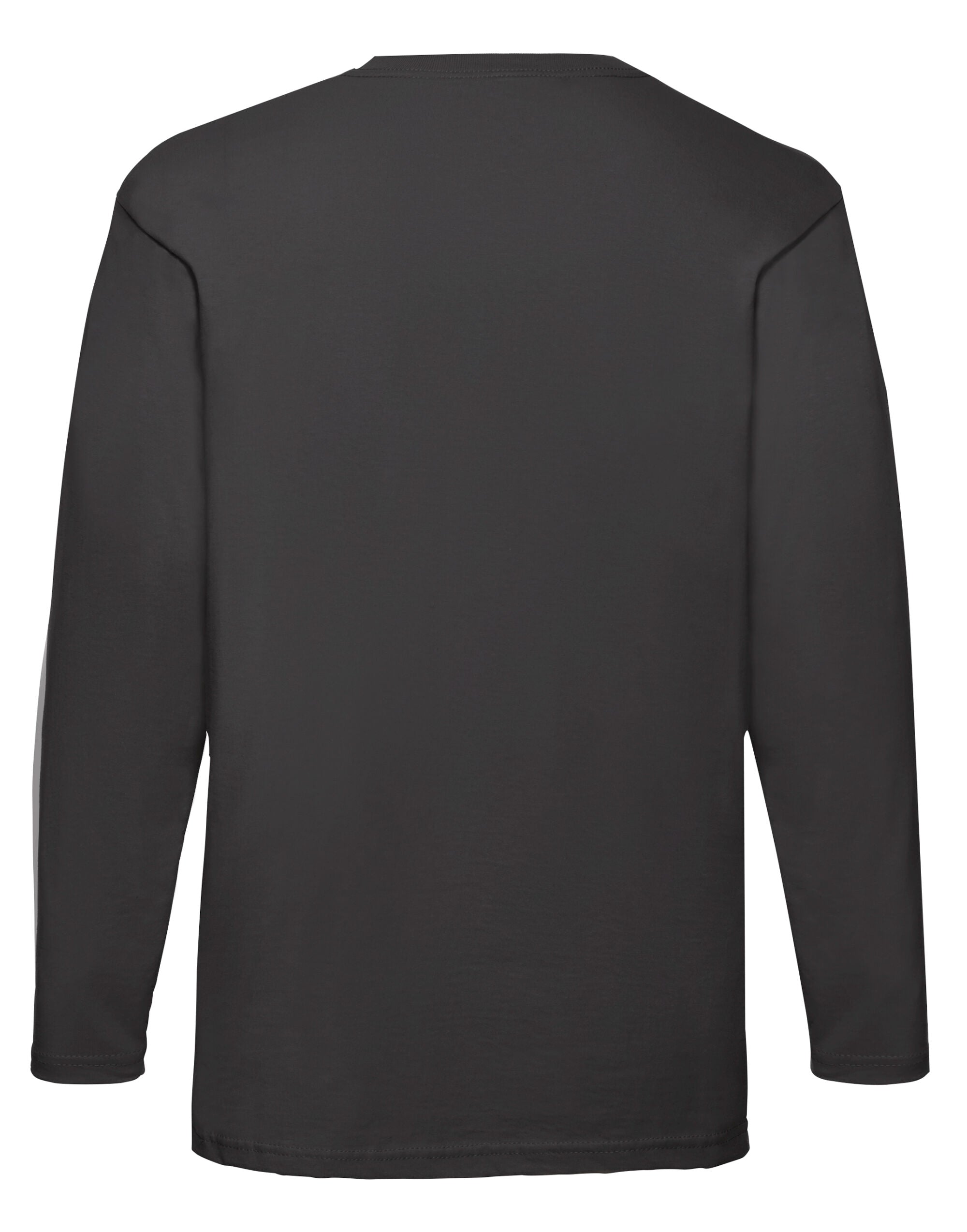 Fruit of the Loom Mens Valueweight Long Sleeve T 61038 - Black - Customisable T-Shirts