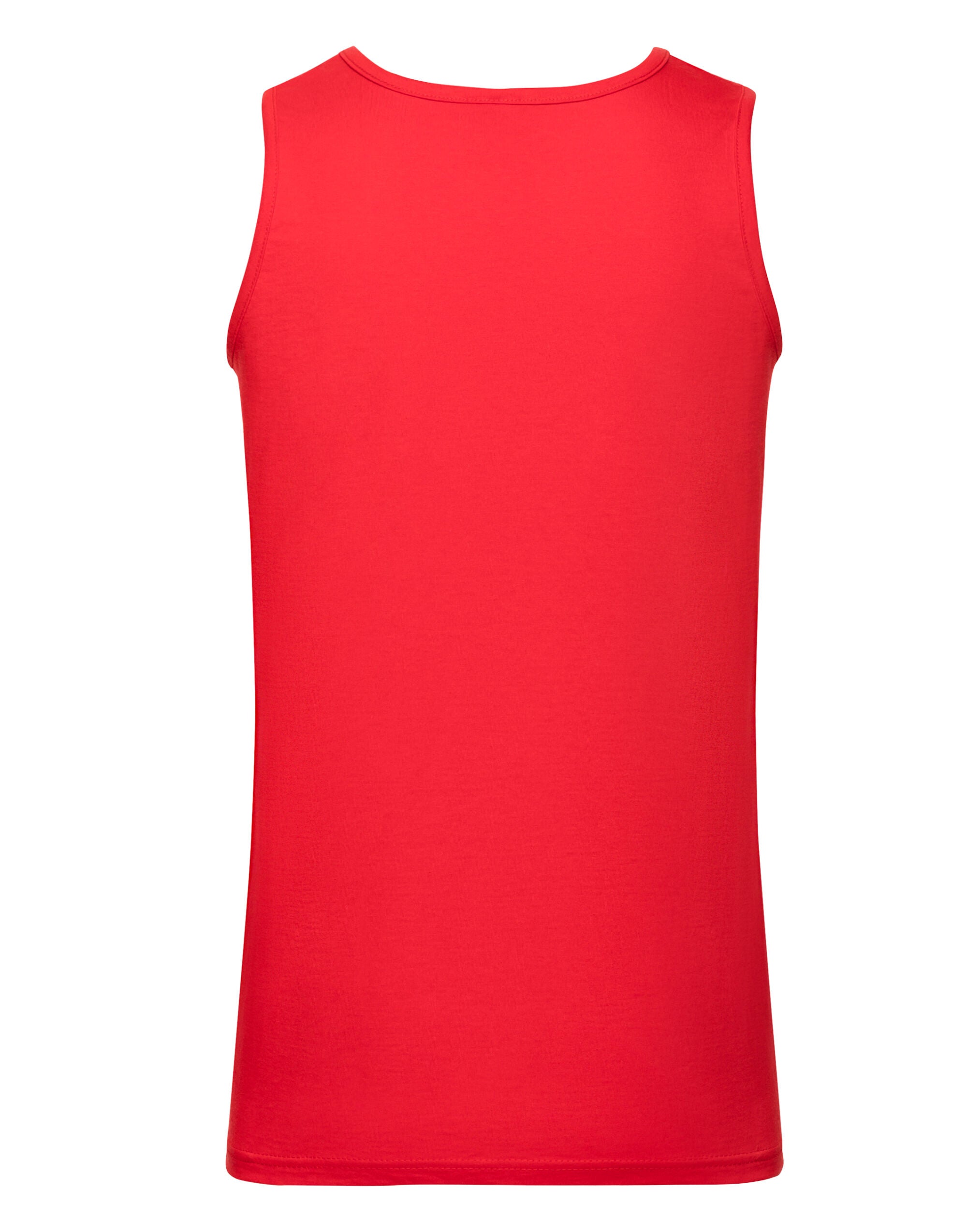 Fruit of the Loom Mens Valueweight Athletic Vest 61098 - Red - Customisable T-Shirts