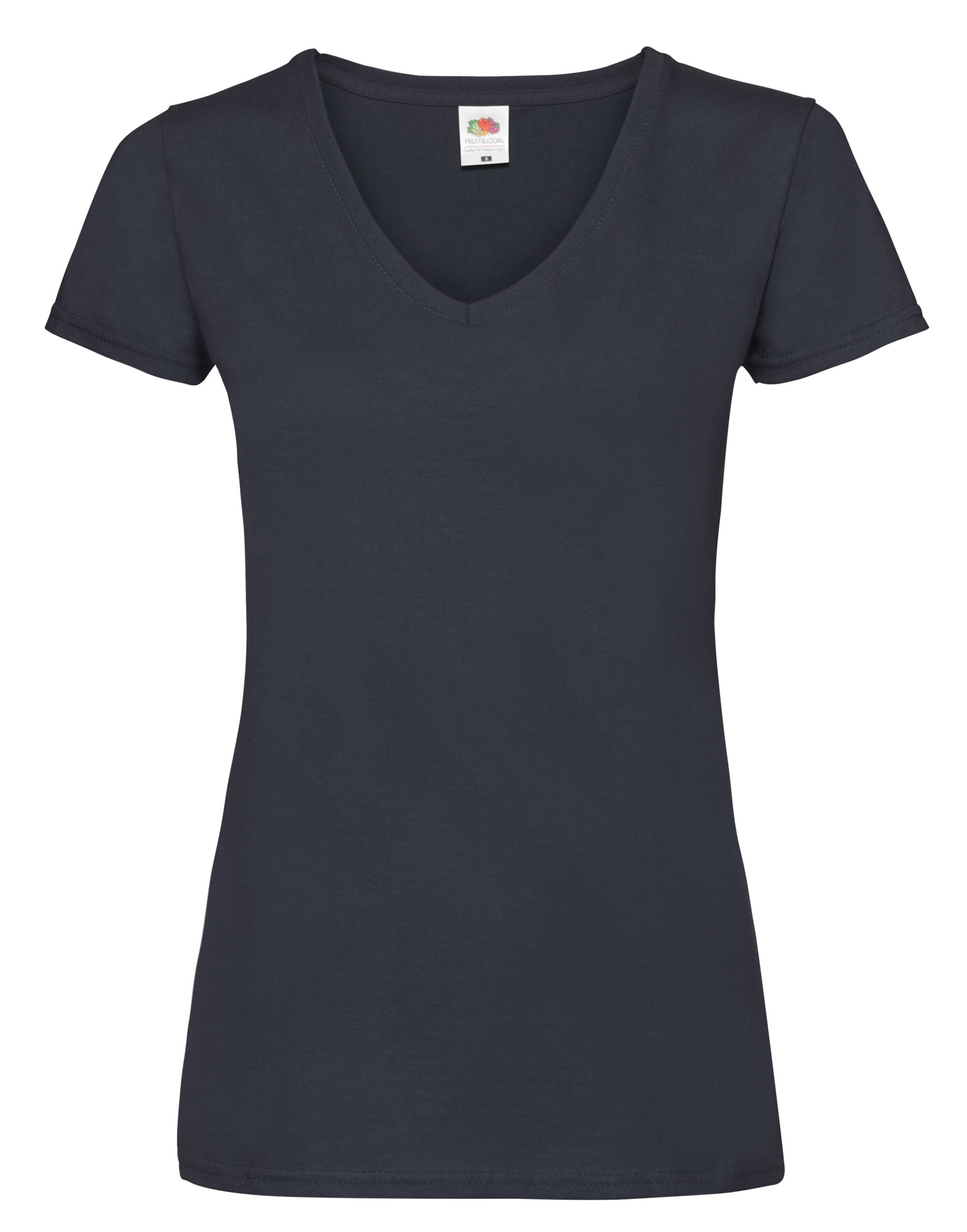 Fruit of the Loom Ladies Valueweight V Neck T 61398 - - Customisable T-Shirts