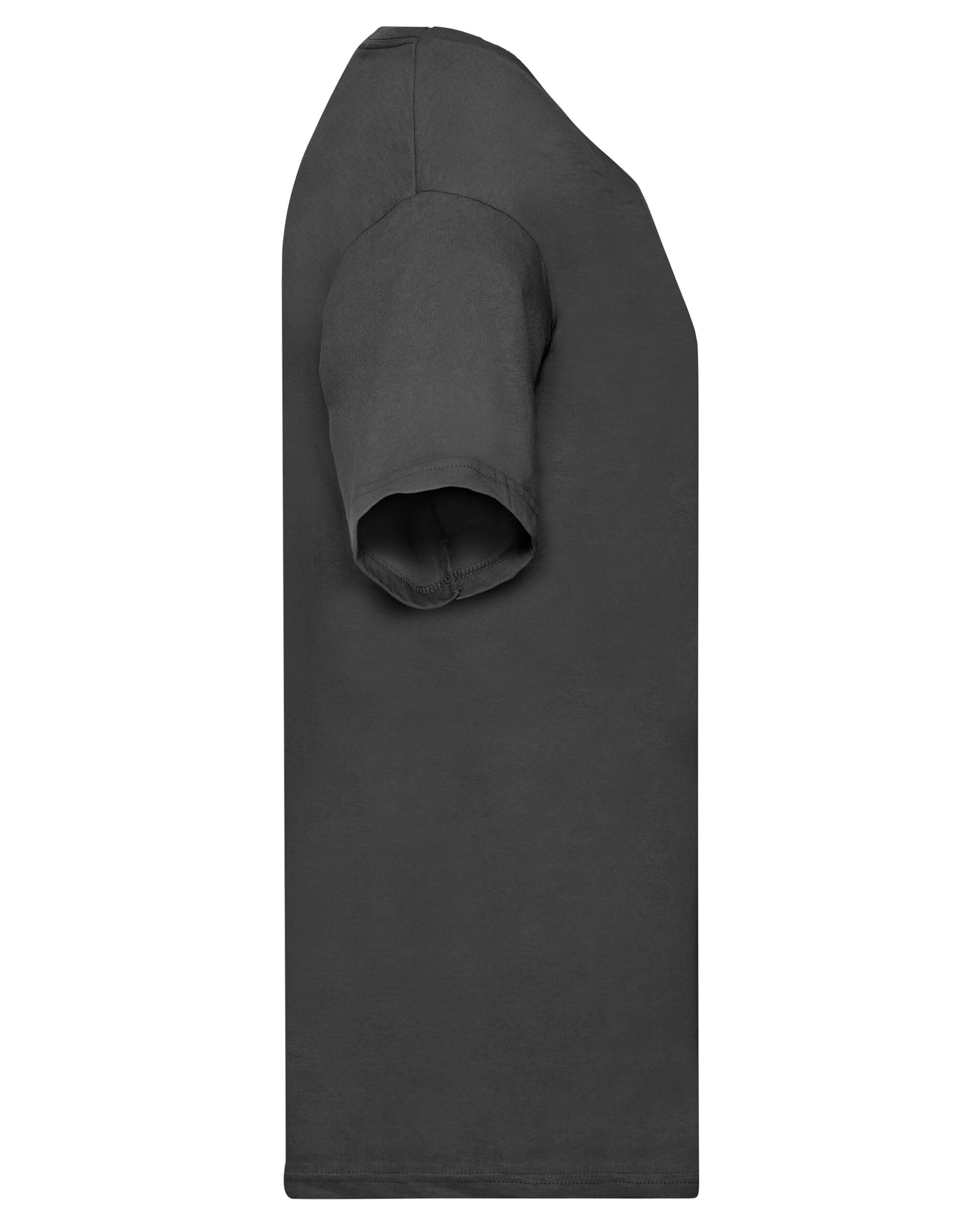 Fruit of the Loom Mens Original V Neck T 61426 - Black - Customisable T-Shirts