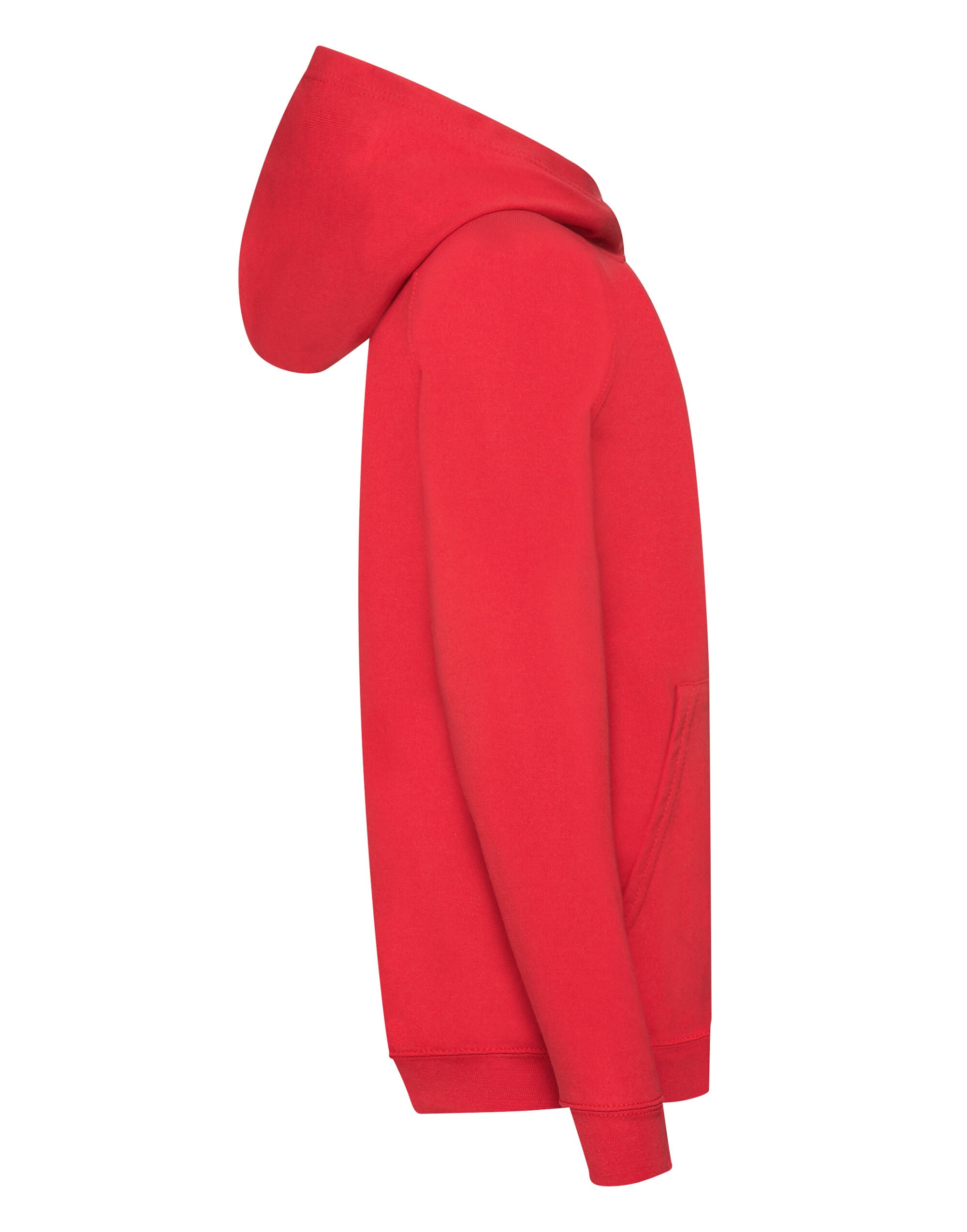 Fruit of the Loom Kids Lightweight Hooded Sweat 62009 - Red - Customisable Sweatshirts