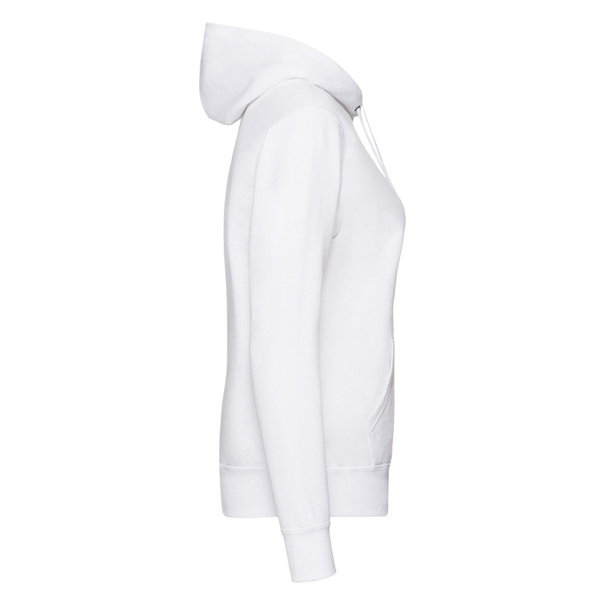 Fruit Of The Loom FOTL Ladies Classic Hooded Sweat 62038 - White - Customisable Sweatshirts