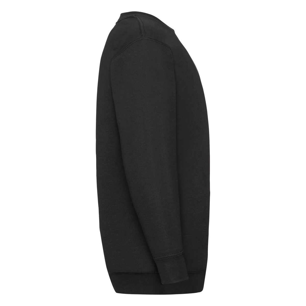 Fruit of the Loom Kids Classic Set In Sweat 62041 - Black - Customisable Sweatshirts