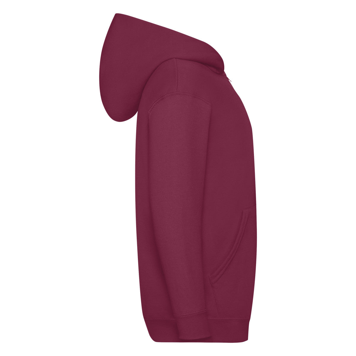 Fruit of the Loom Kids Classic Hooded Sweat Jacket 62045 - Burgundy - Customisable Jackets