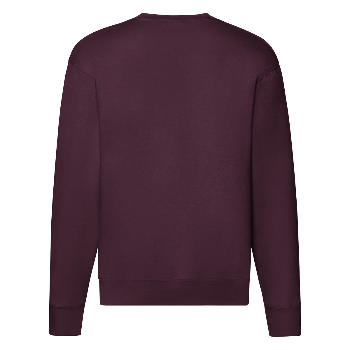 Fruit of the Loom Mens Premium Set In Sweat 62154 - Burgundy - Customisable Sweatshirts
