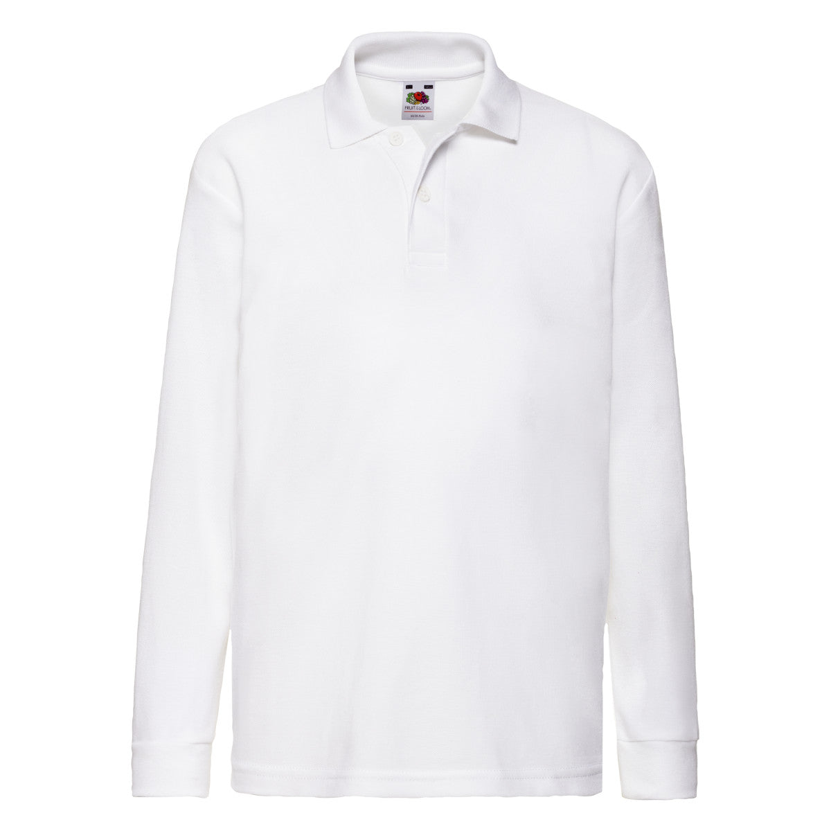 Fruit of the Loom Kids 6535 Long Sleeve Polo 63201 - - Customisable Polos