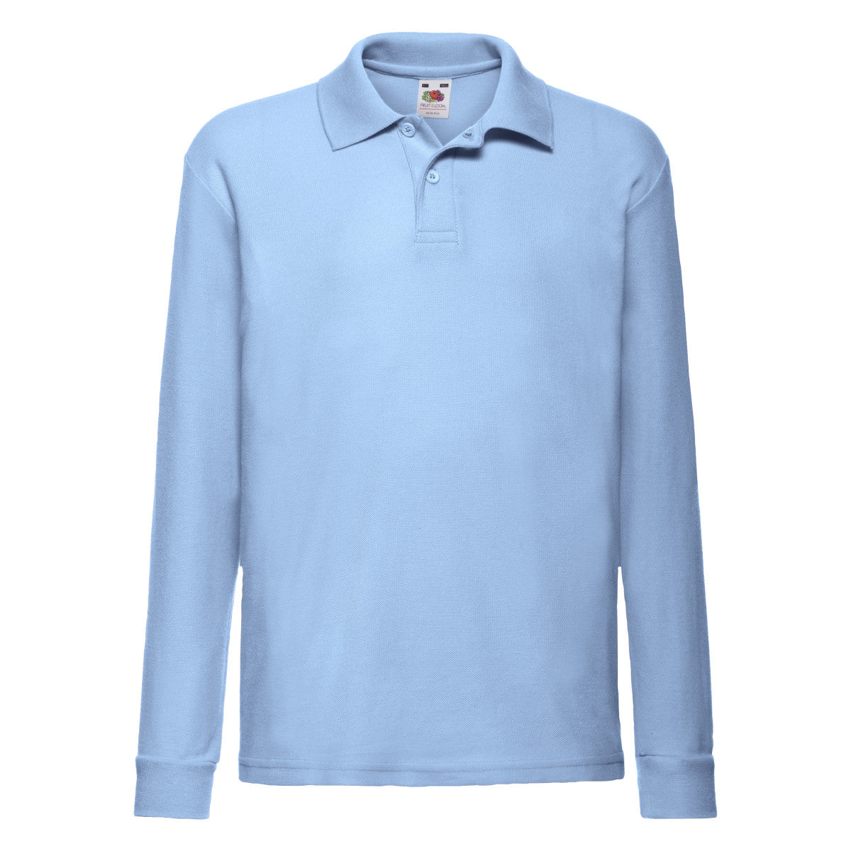 Fruit of the Loom Kids 6535 Long Sleeve Polo 63201 - - Customisable Polos