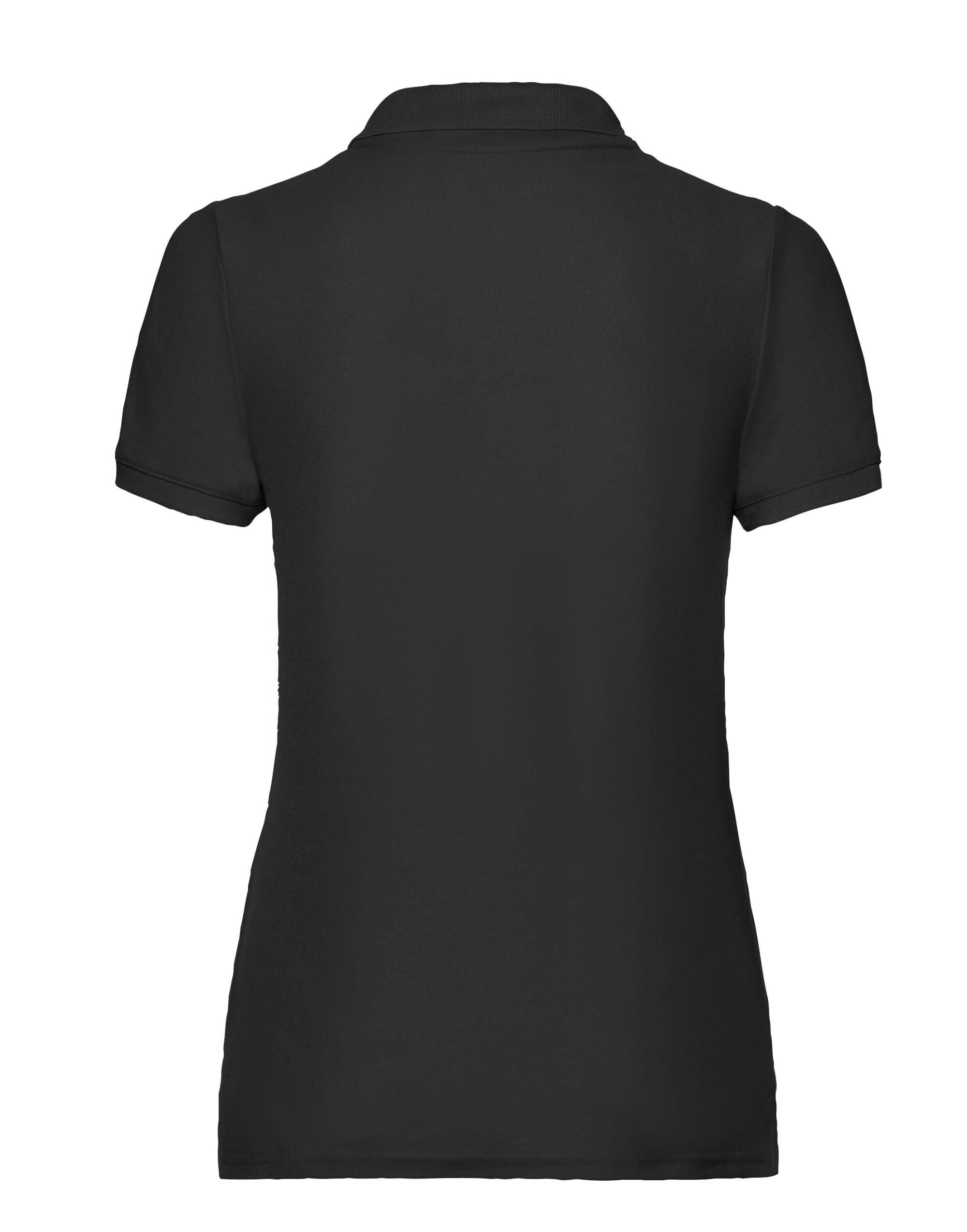 Fruit Of The Loom FOTL Ladies 65/35 Polo 63212 - Black - Customisable Polos