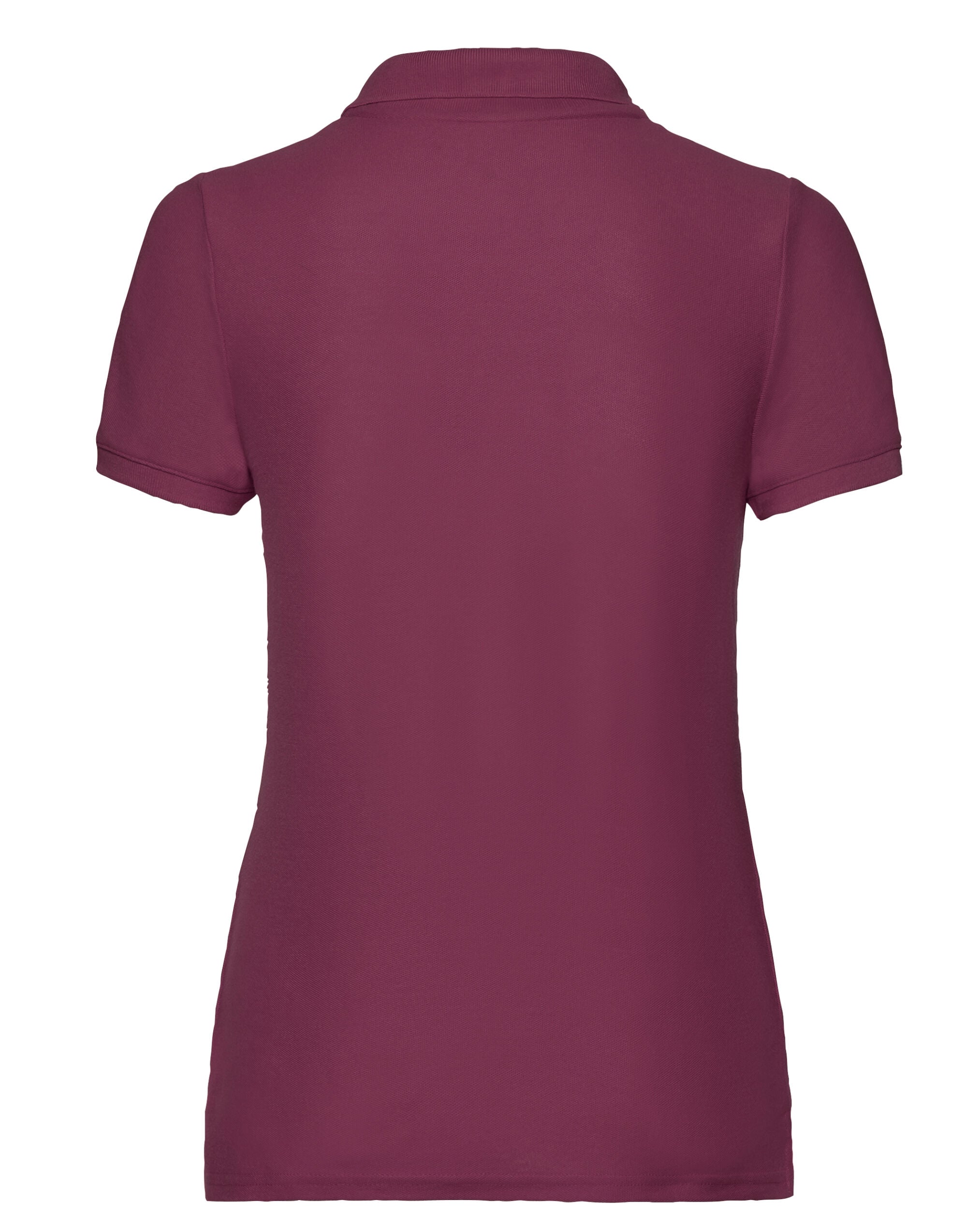 Fruit Of The Loom FOTL Ladies 65/35 Polo 63212 - Burgundy - Customisable Polos