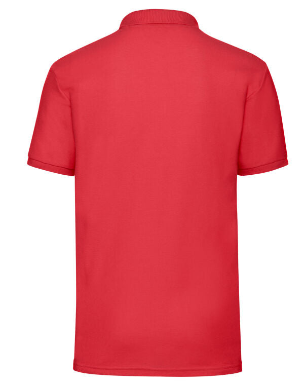 Men’s 65/35 Polycotton Polo Shirt – 63402 - Red - Customisable POLO SHIRTS