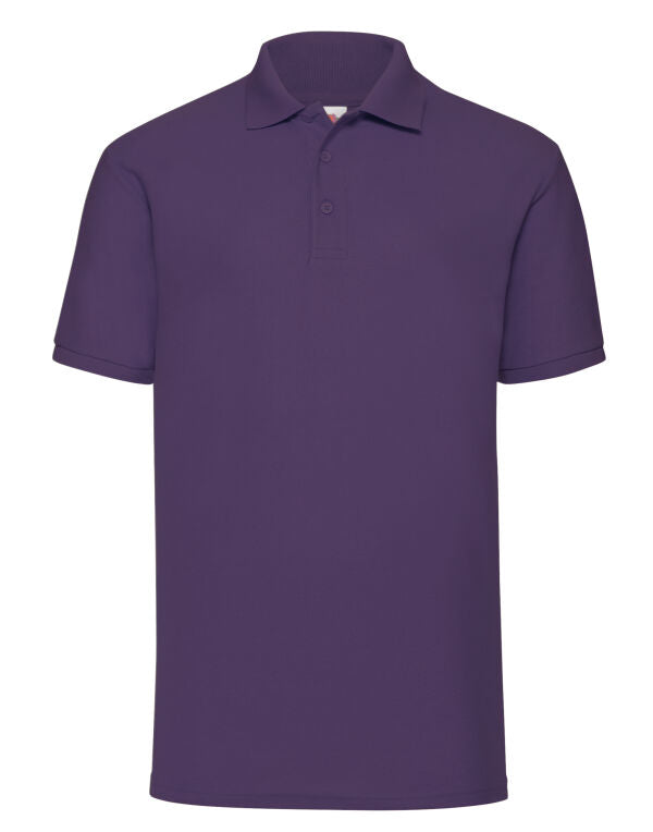 Men’s 65/35 Polycotton Polo Shirt – 63402 - Purple - Customisable POLO SHIRTS