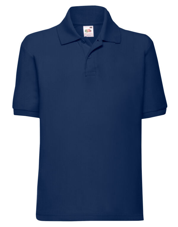 Kids 65/35 Polycotton Polo Shirt – 63417 - Navy Blue - Customisable Polos