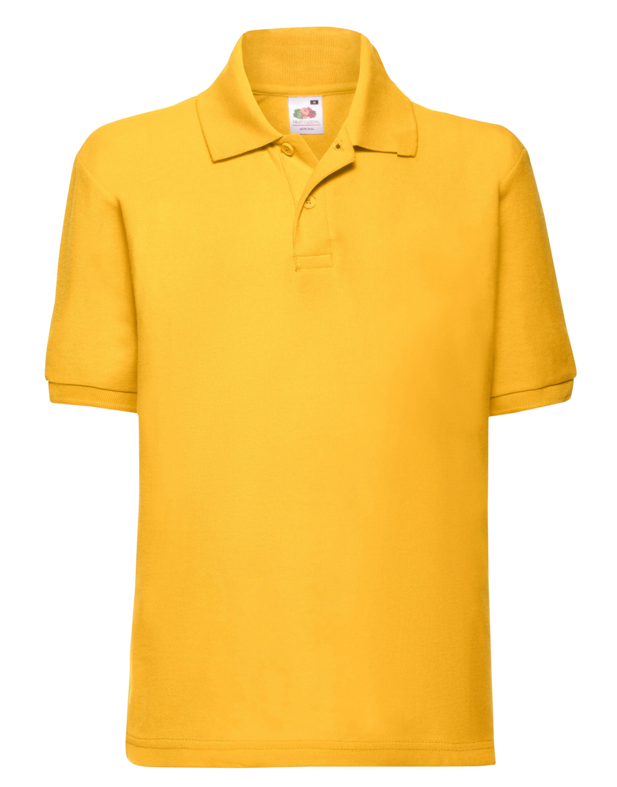 Fruit Of The Loom FOTL Kids 65/35 Polo 63417 - Sunflower - Customisable Polos