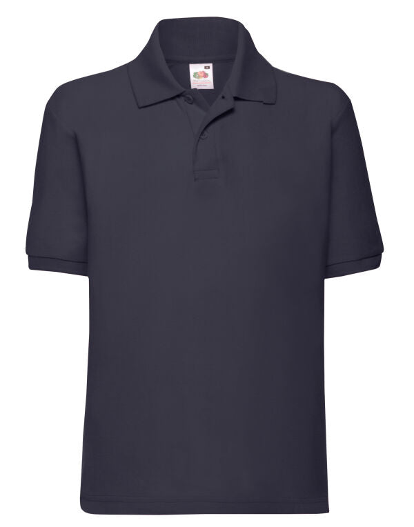 Kids 65/35 Polycotton Polo Shirt – 63417 - Deep Navy - Customisable Polos