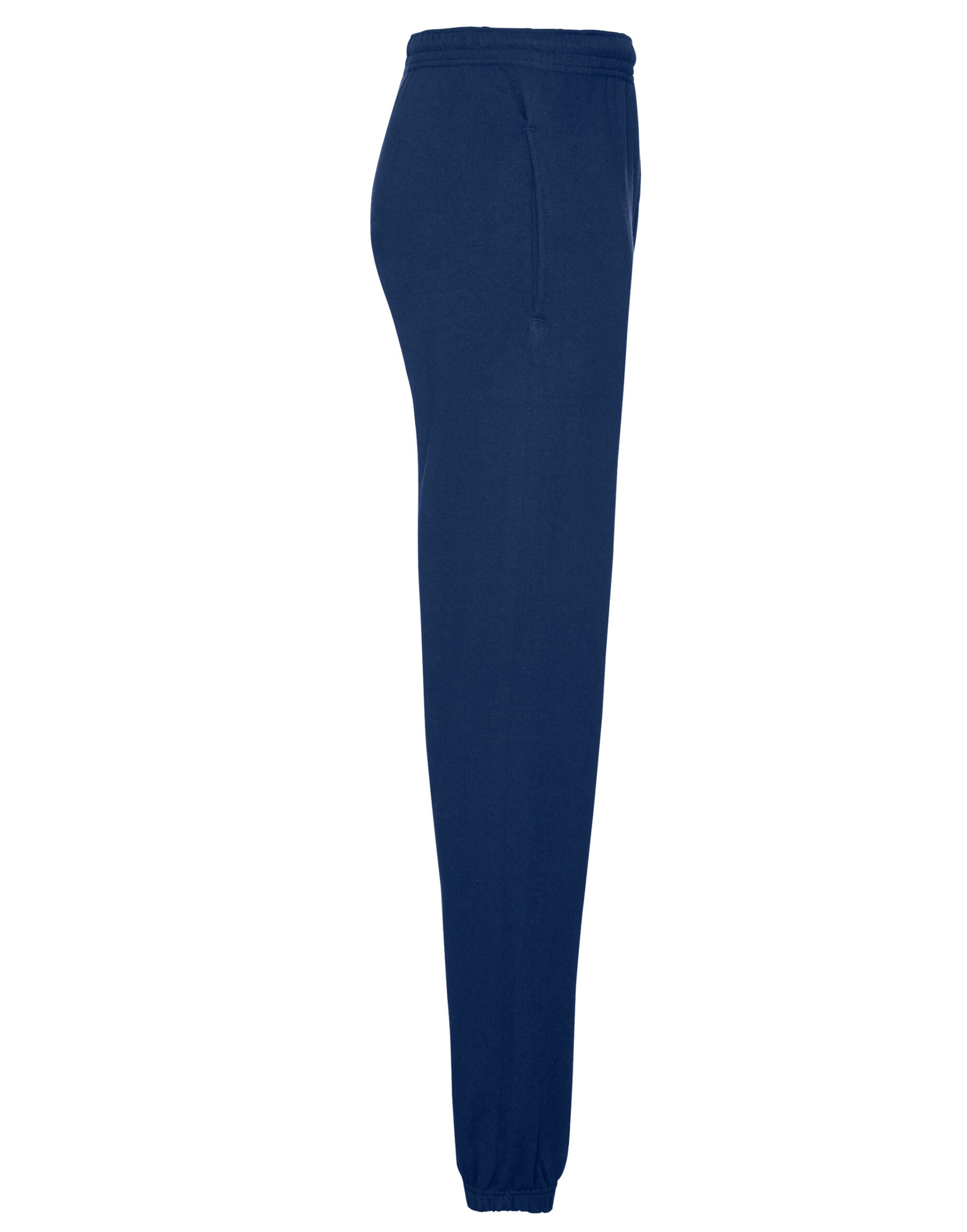 Fruit of the Loom Mens Classic Elastic Cuff Jog Pants 64026 - Navy Blue - Customisable Joggers