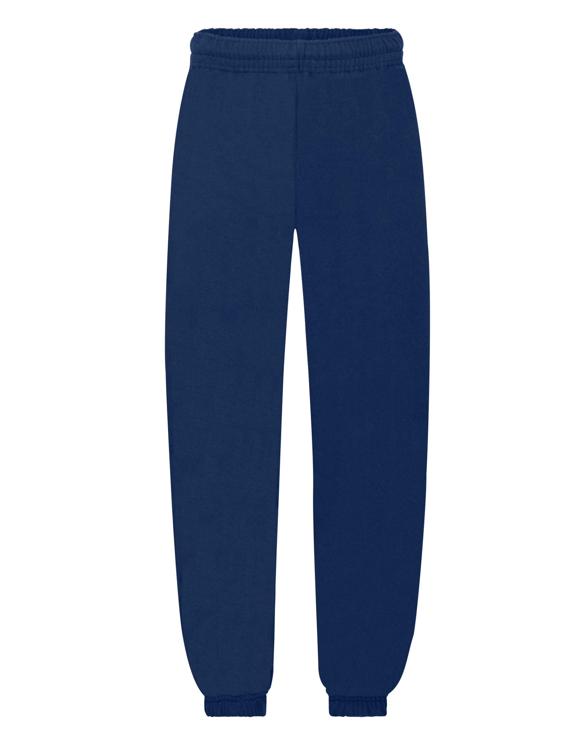 Fruit of the Loom Kids Classic Elastic Cuff Jog Pants 64051 - Navy Blue - Customisable Joggers