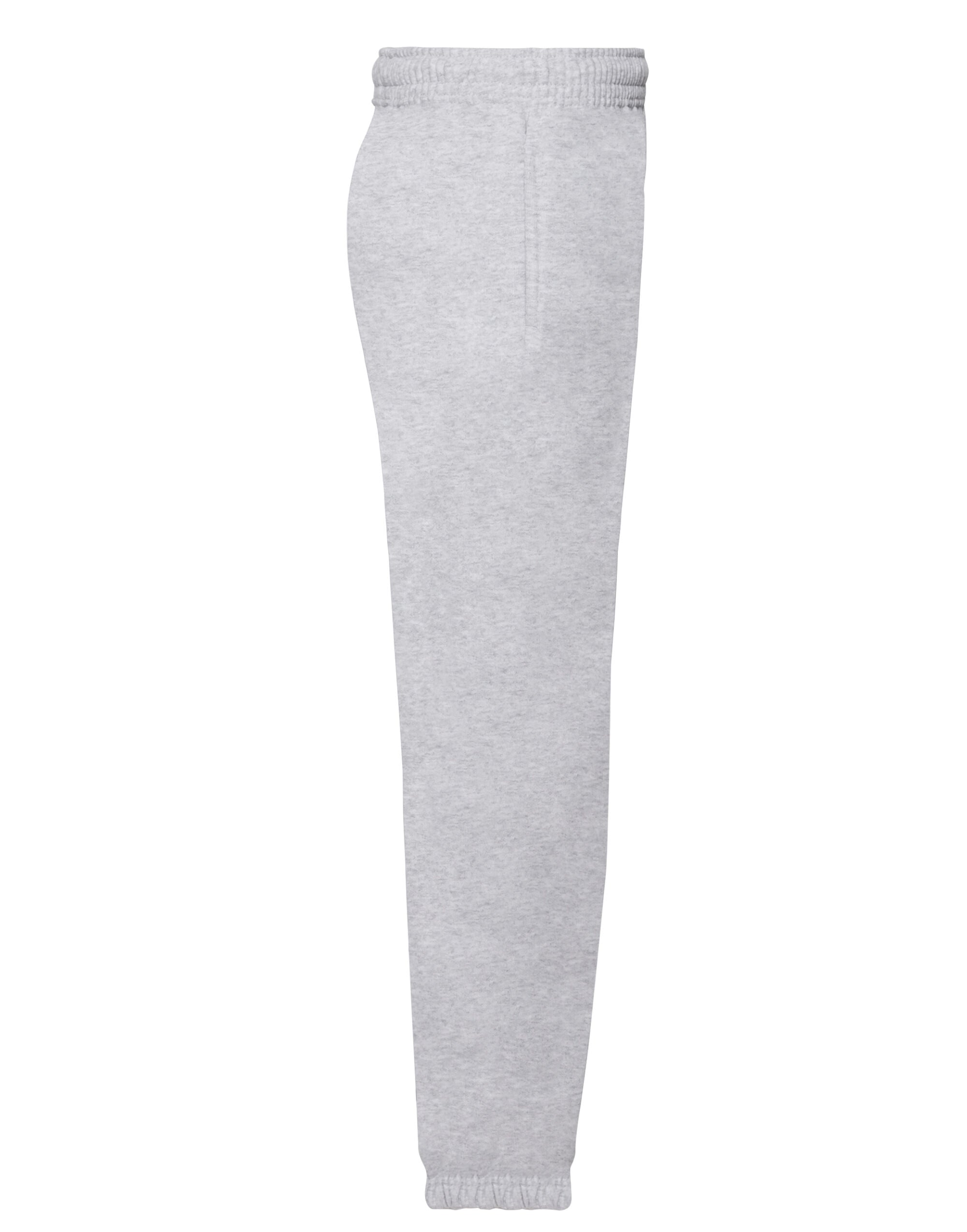 Fruit of the Loom Kids Classic Elastic Cuff Jog Pants 64051 - Heather Grey - Customisable Joggers
