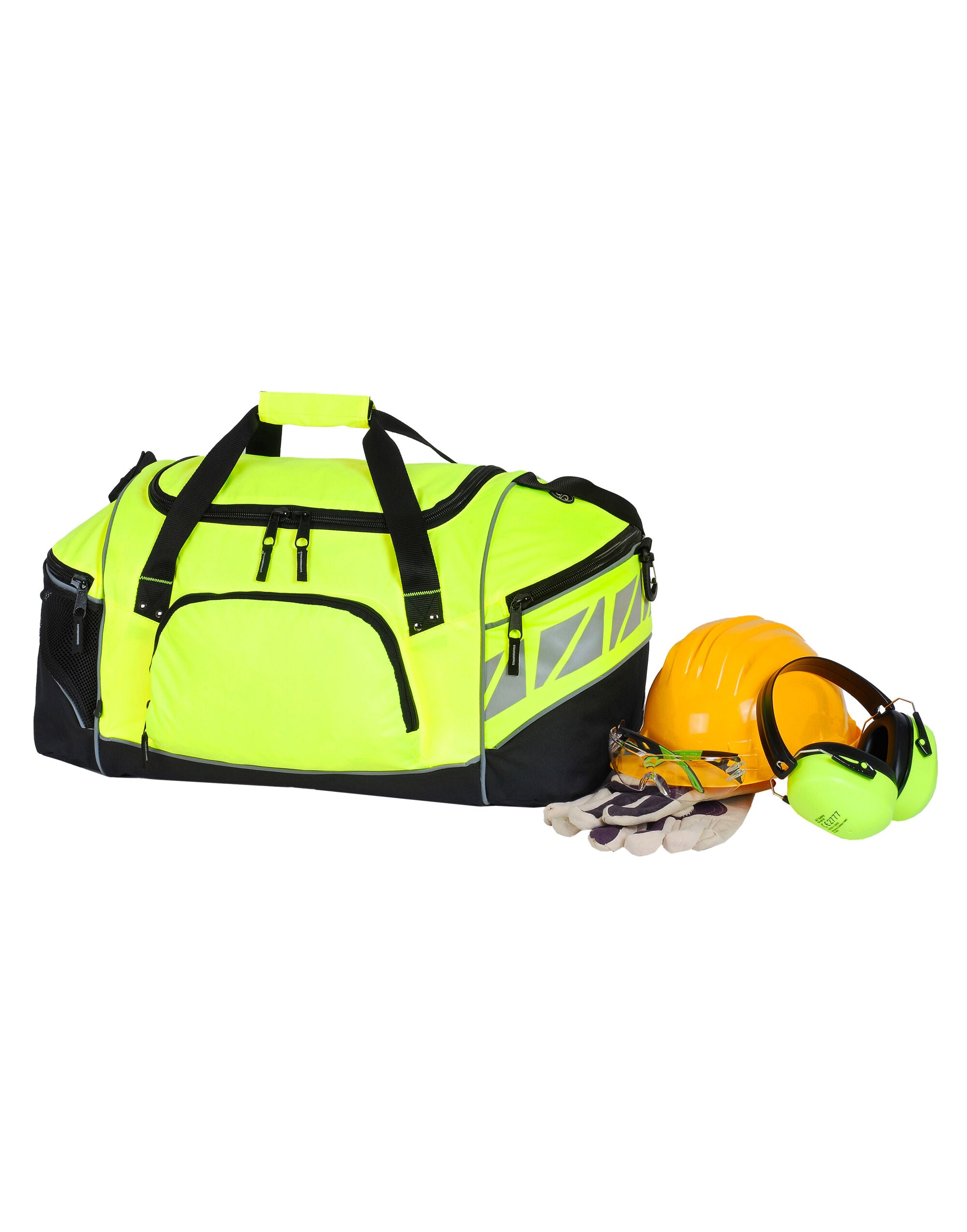 Shugon Daytona Holdall sh2510 - Hi Vis Yellow Black O S - Customisable Bags