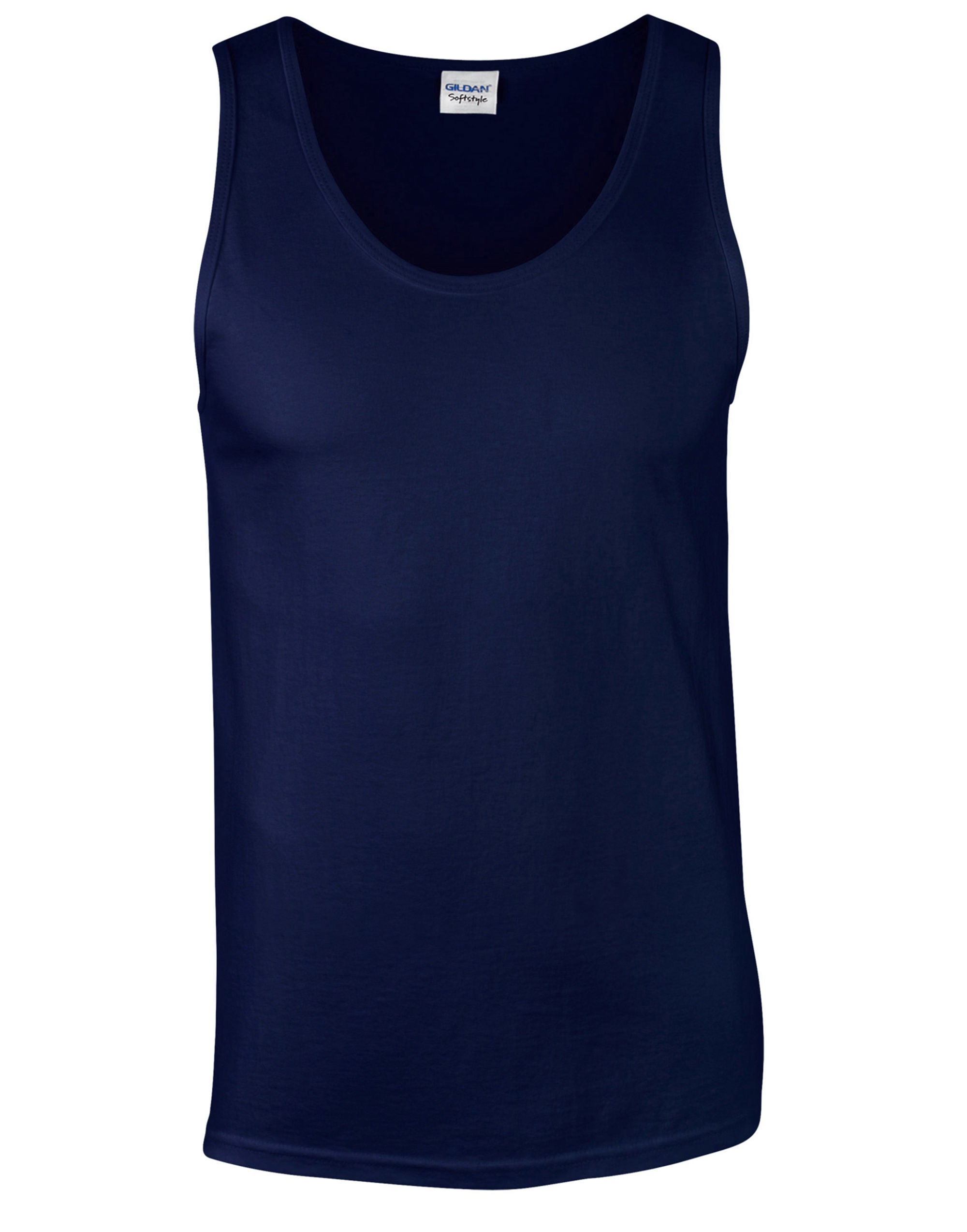Gildan GIldan Softstyle Adult Tank Top 64200 - Navy Blue - Customisable T-Shirts