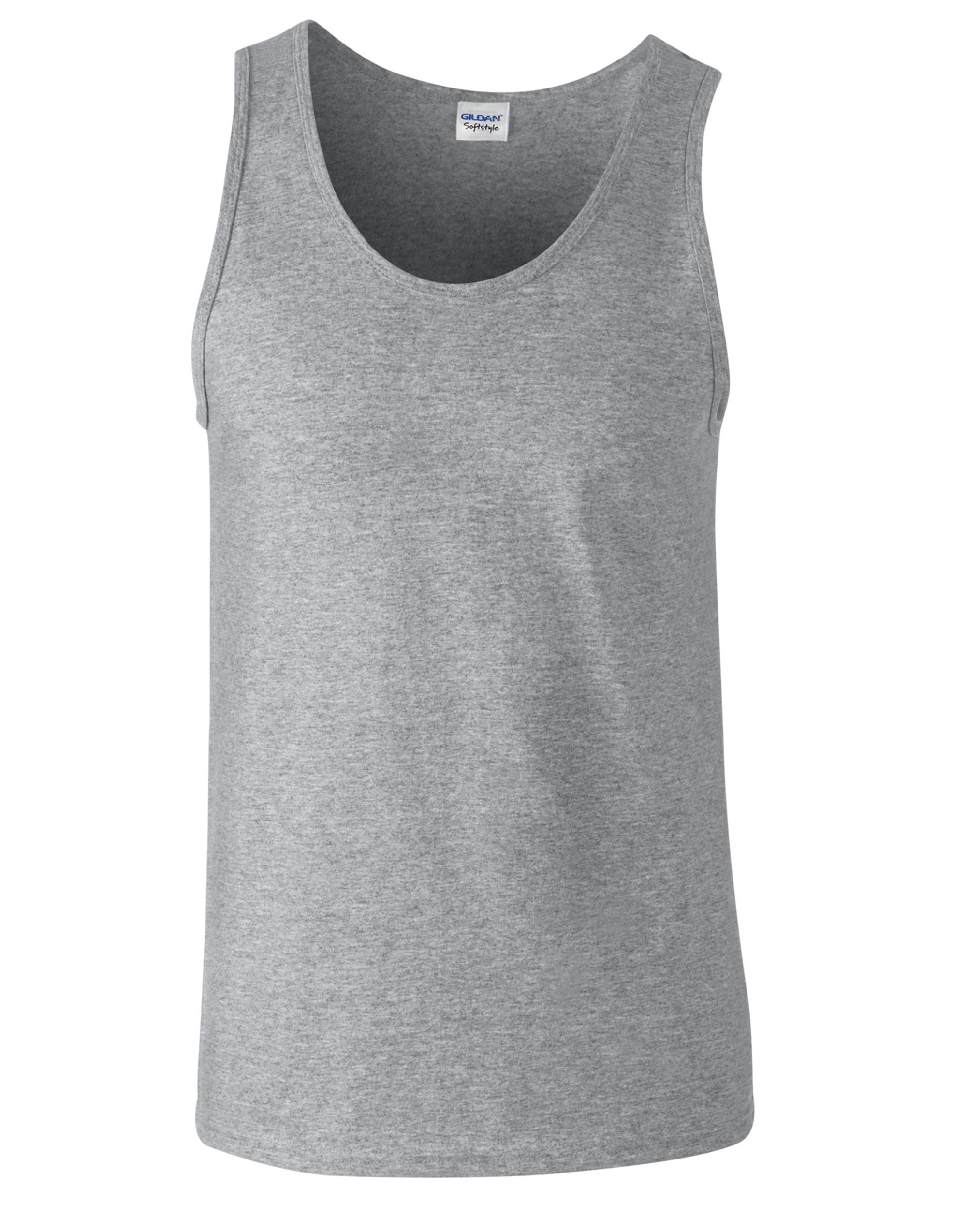 Gildan GIldan Softstyle Adult Tank Top 64200 - Sport Grey (RS) - Customisable T-Shirts