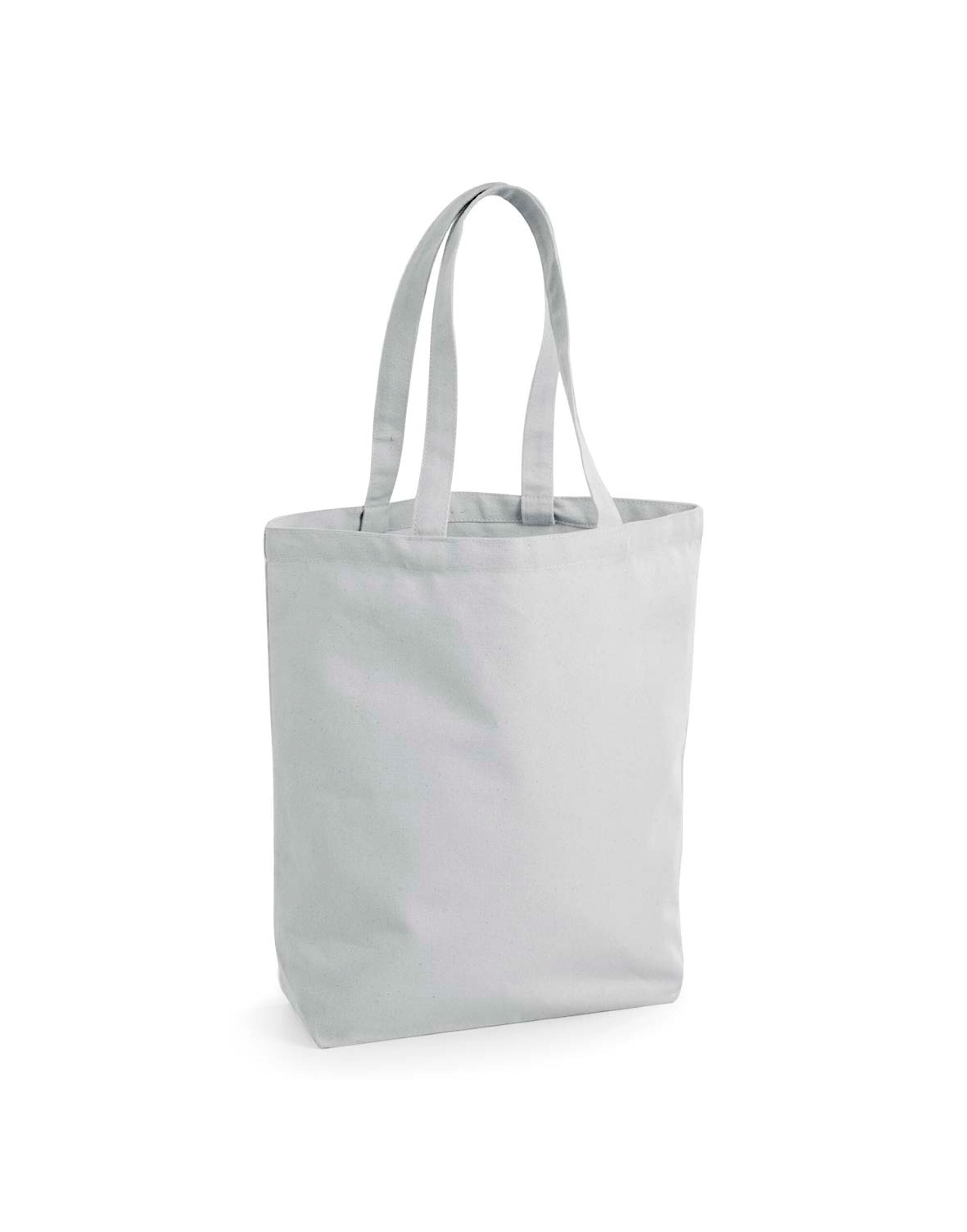 Westford Mill Fair Trade Camden Shopper w671 - Light Grey O S - Customisable Bags