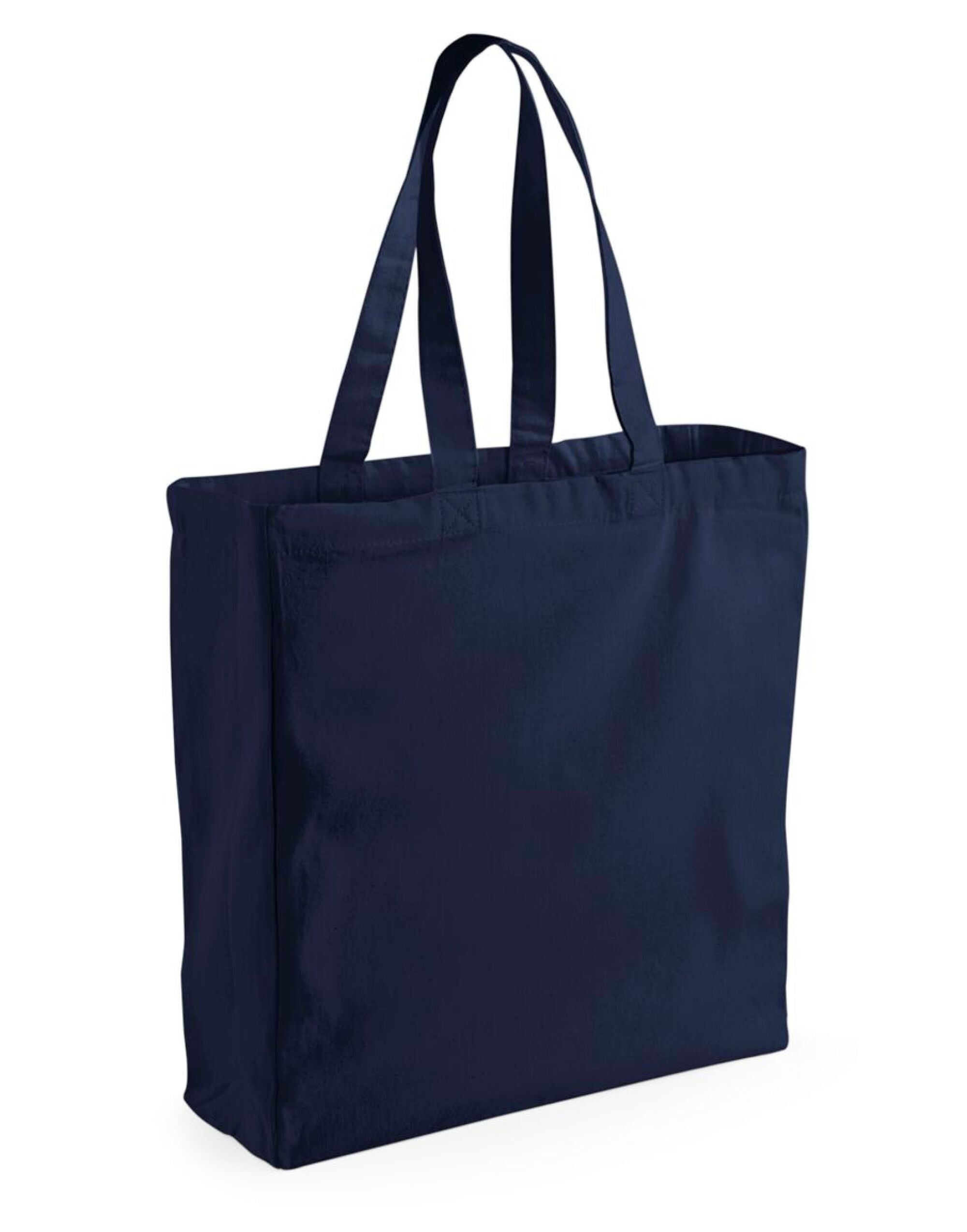Westford Mill Canvas Classic Shopper w108 - French Navy O S - Customisable Bags