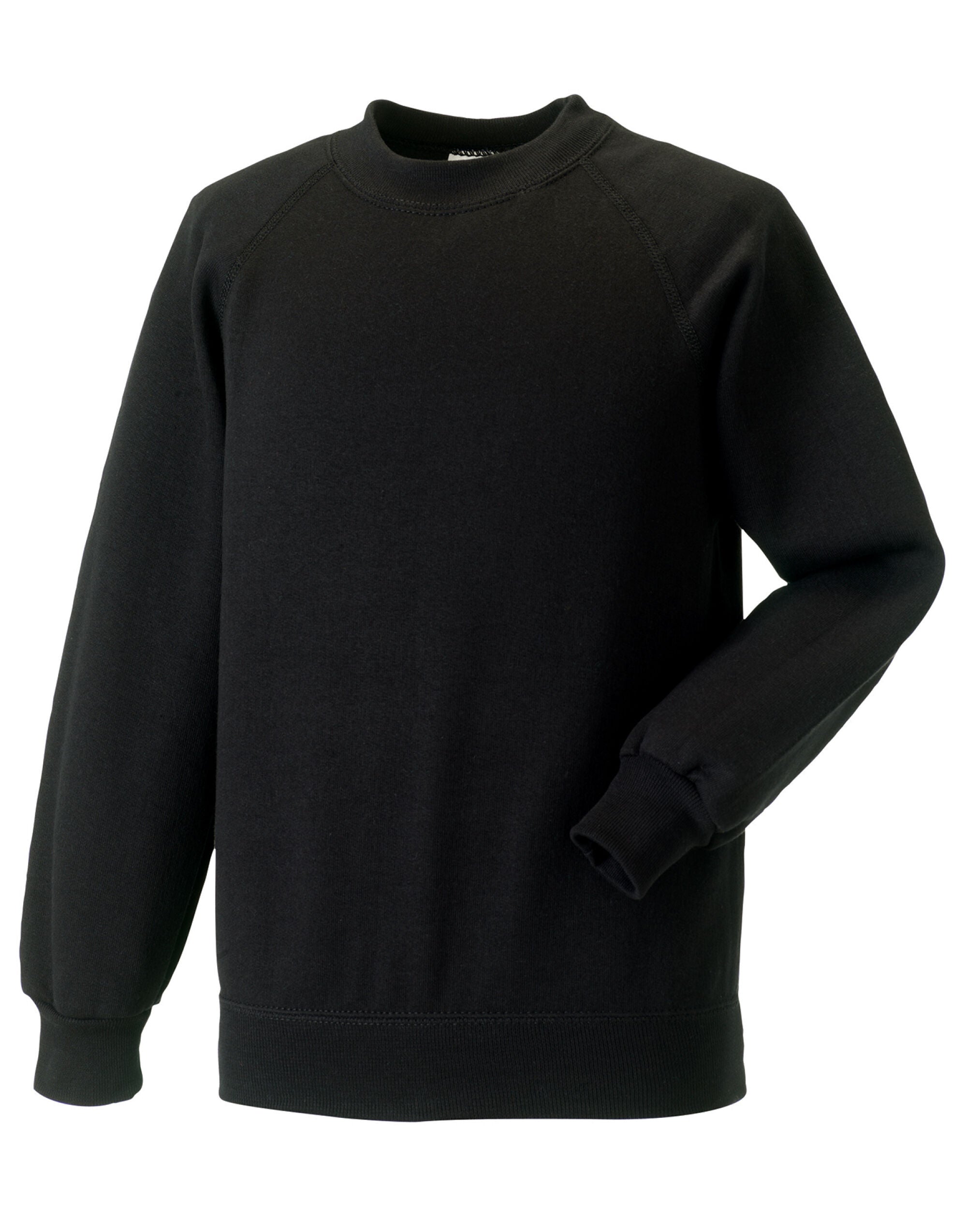Russell Kids Classic Sweatshirt 7620b - Black - Customisable Sweatshirts