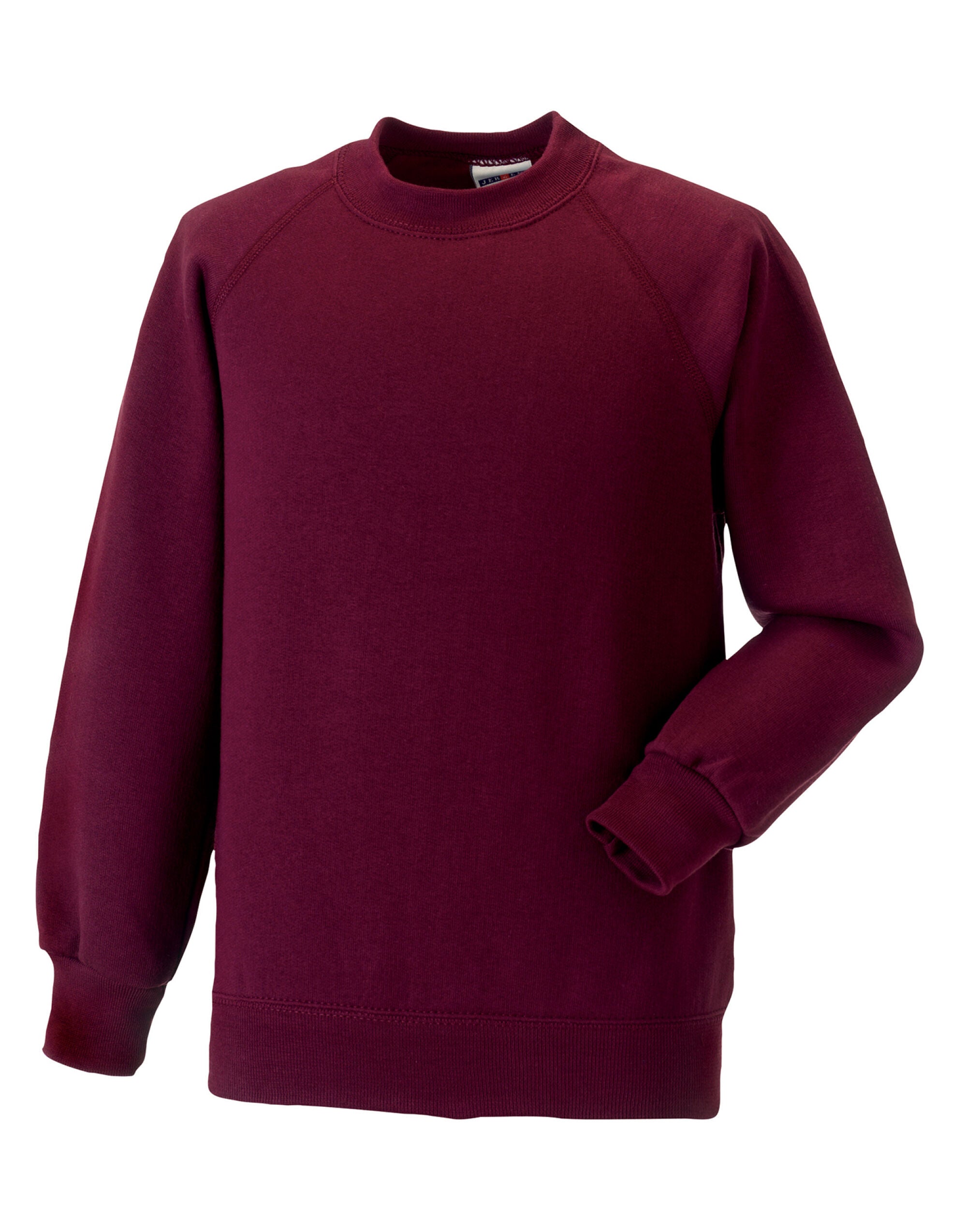 Russell Kids Classic Sweatshirt 7620b - Burgundy - Customisable Sweatshirts