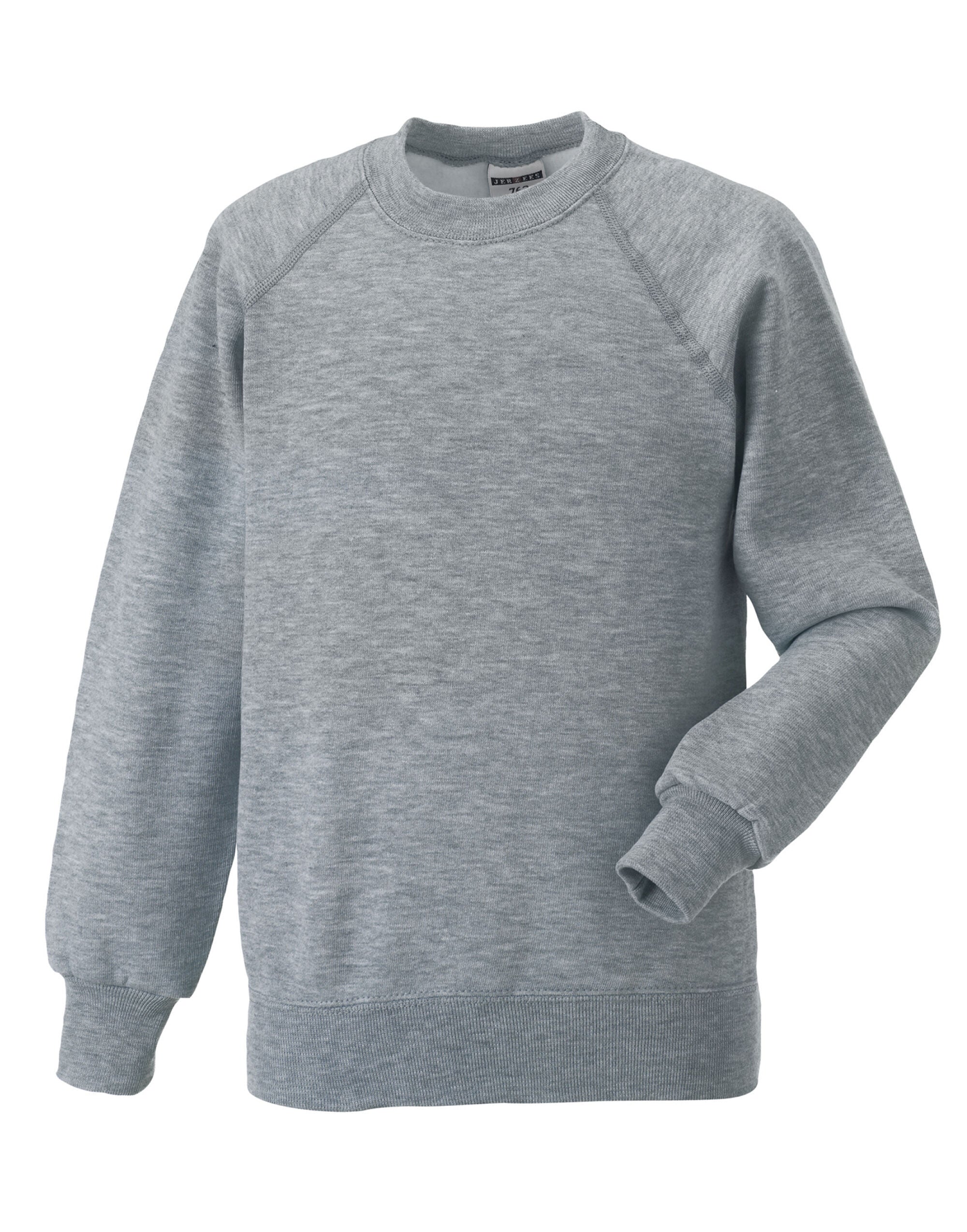 Russell Kids Classic Sweatshirt 7620b - Light Oxford - Customisable Sweatshirts