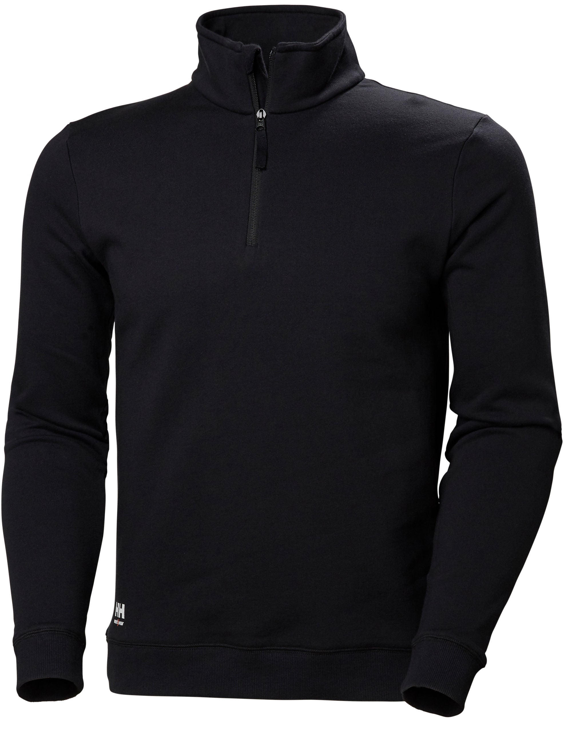 Helly Hansen Half Zip Sweatshirt 79210 - Black - Customisable Sweatshirts