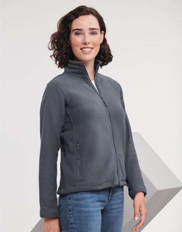 Russell Ladies Full Zip Outdoor Fleece 8700F - - Customisable Fleece