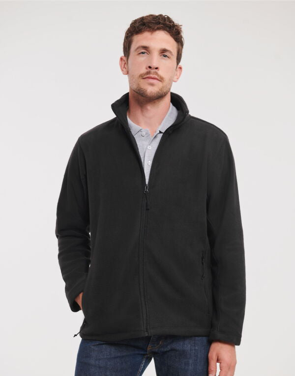 Russell Mens Full Zip Outdoor Fleece 8700M - - Customisable Fleece