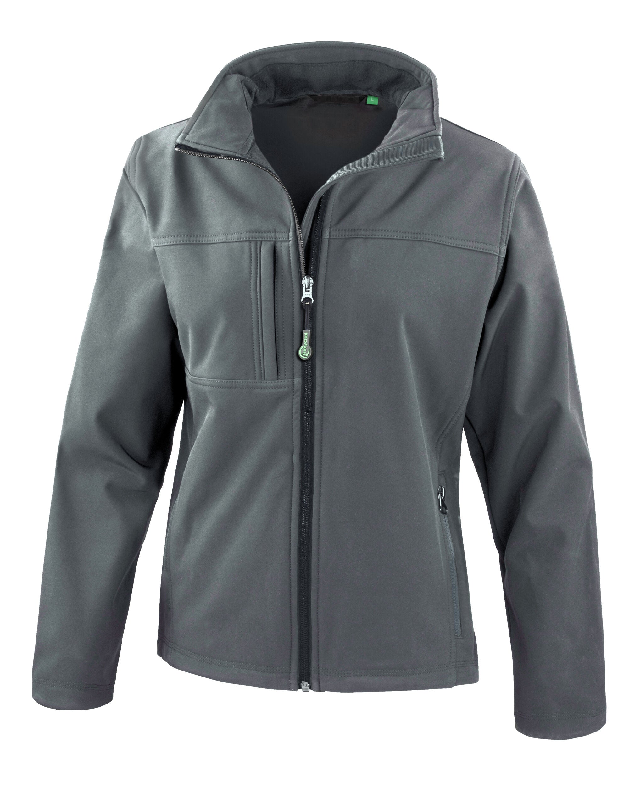 Result Womens Classic Softshell Jacket R121F - Grey - Customisable Softshell Jacket
