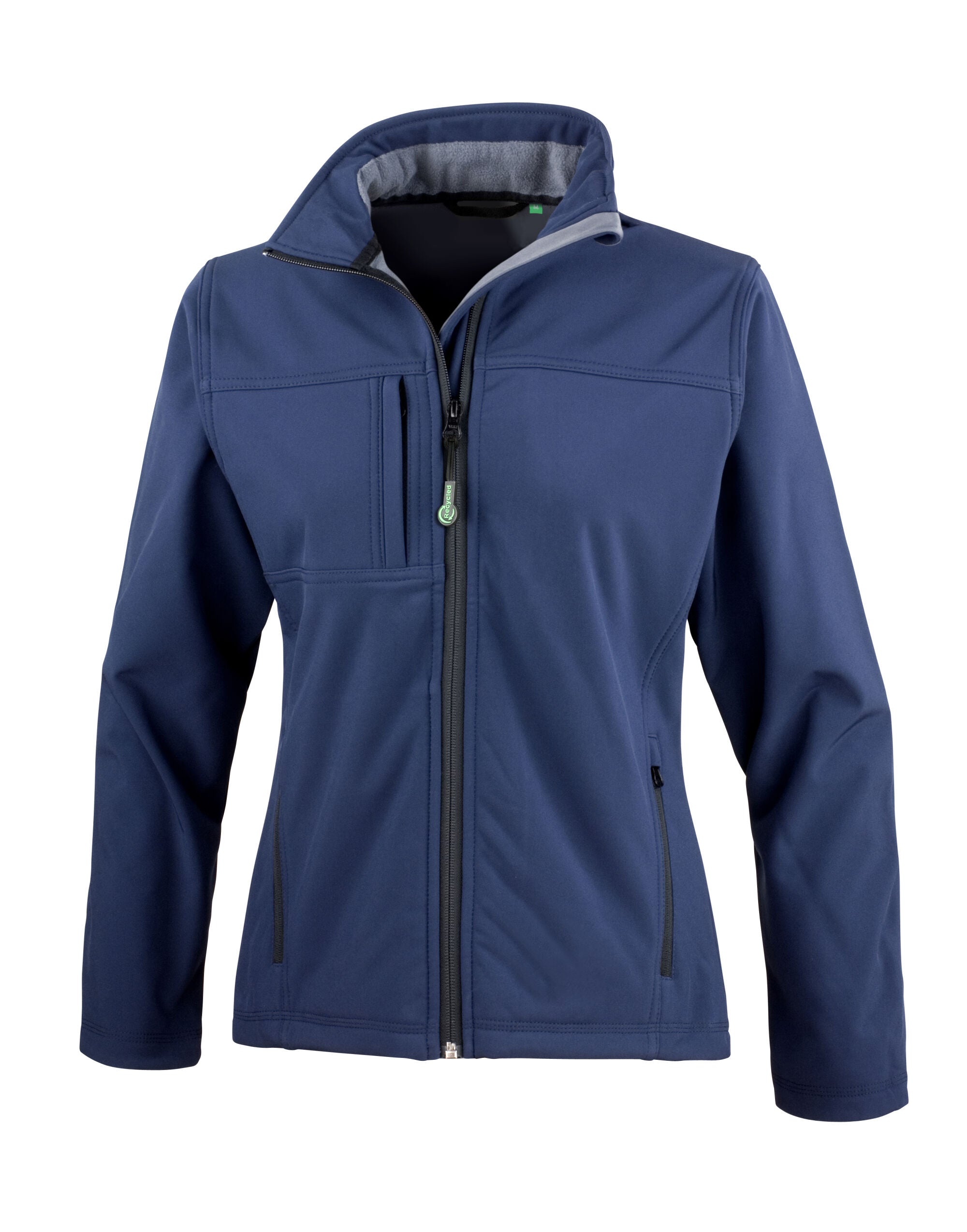Result Womens Classic Softshell Jacket R121F - Navy - Customisable Softshell Jacket