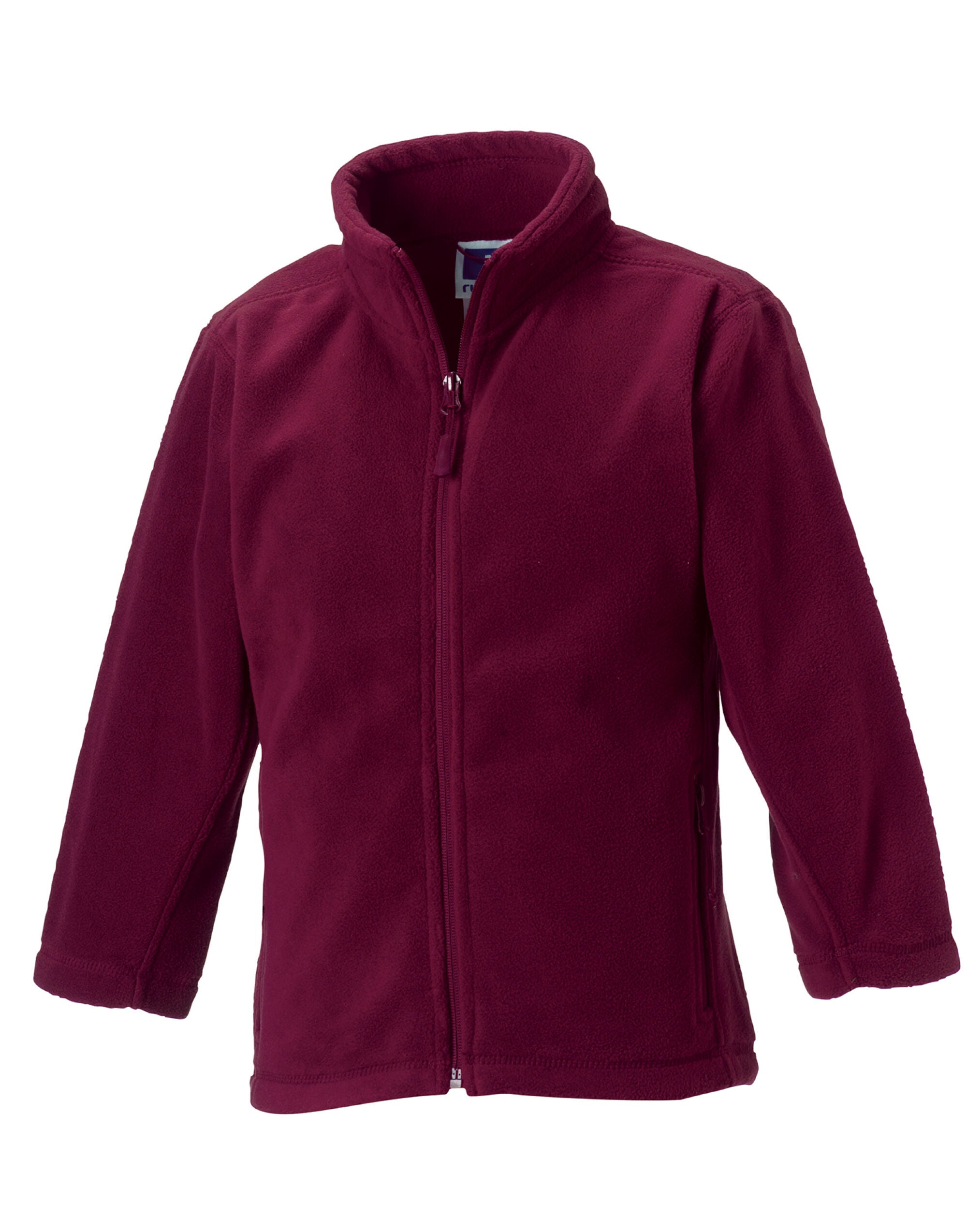 Russell Kids FZ Outdoor Fleece 8700b - Burgundy - Customisable Fleece