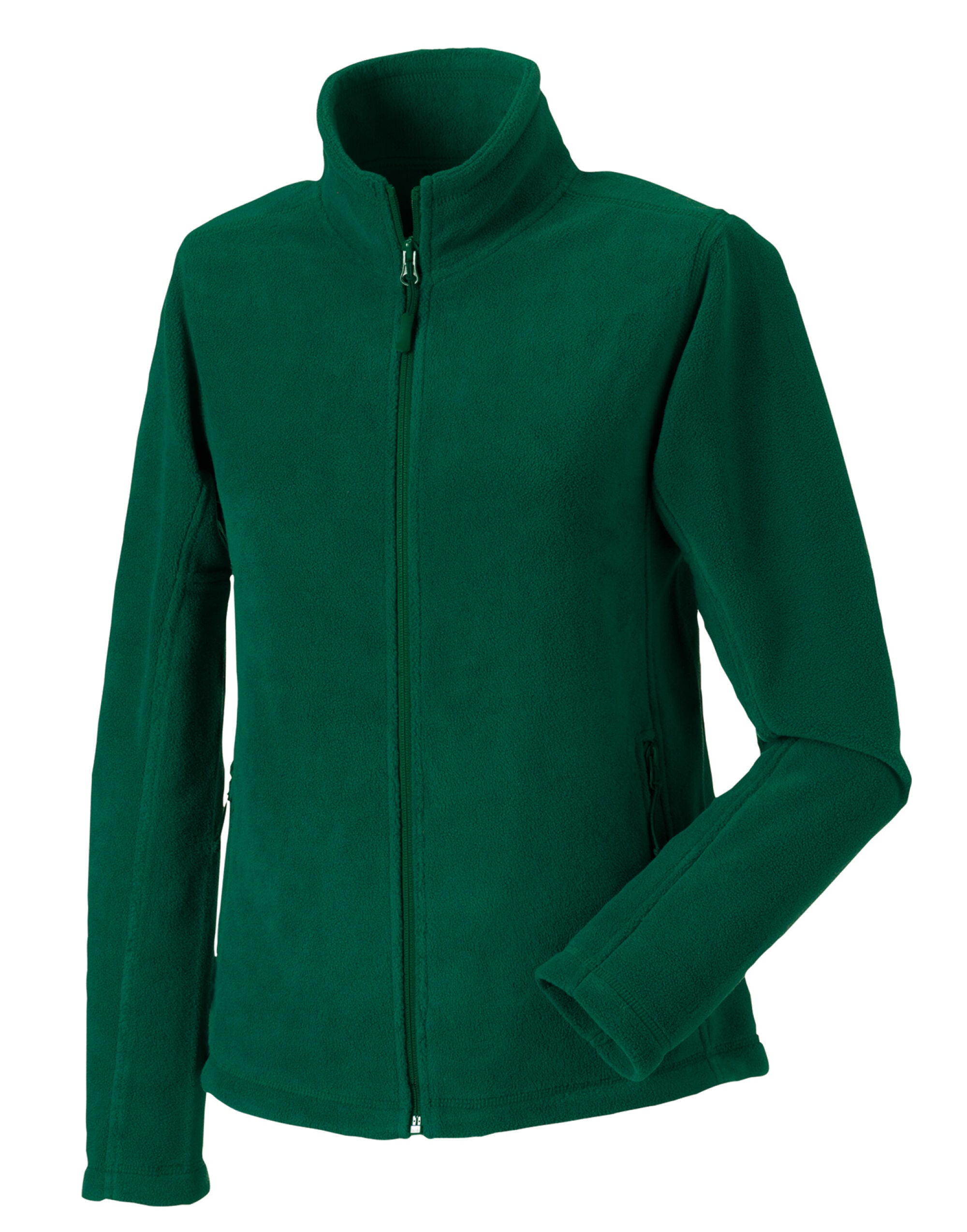 Russell Ladies Full Zip Outdoor Fleece 8700F - Bottle Green - Customisable Fleece