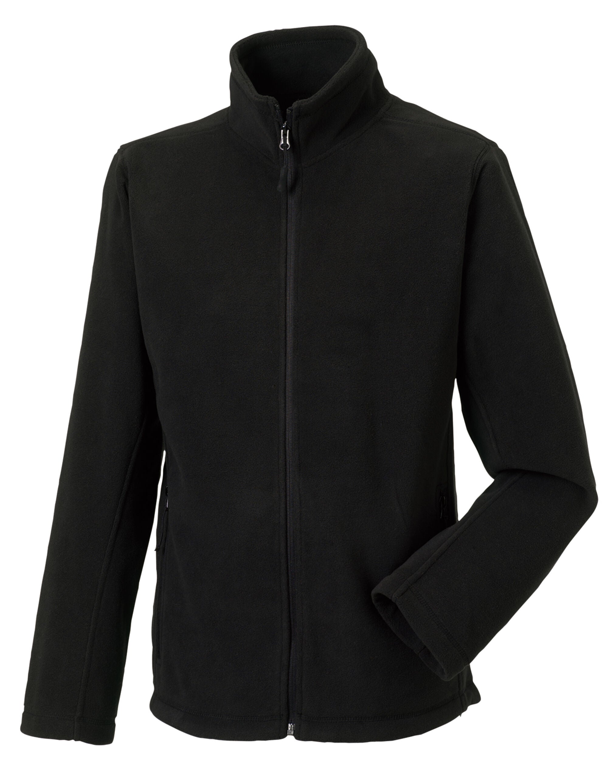 Russell Mens Full Zip Outdoor Fleece 8700M - Black - Customisable Fleece