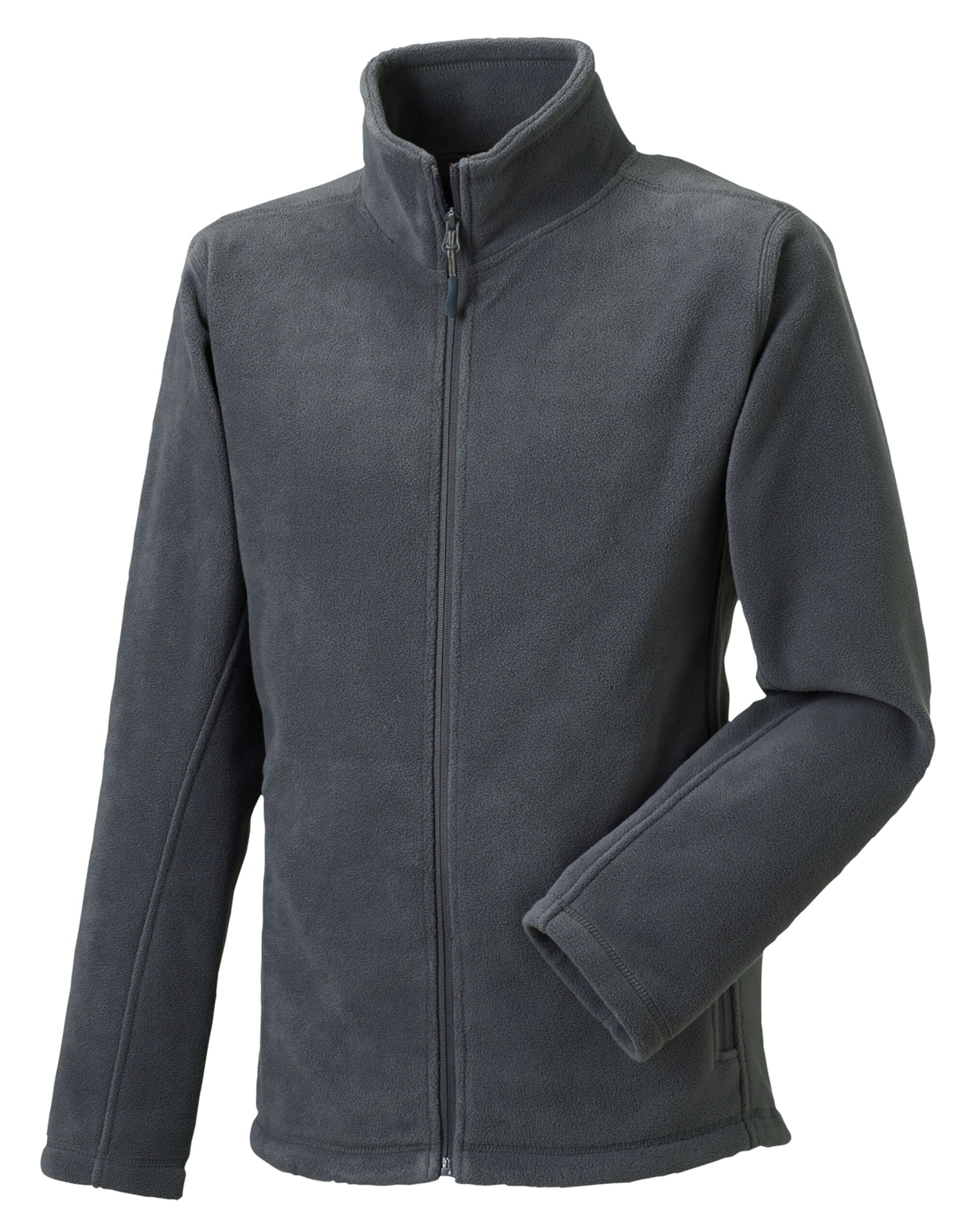 Russell Mens Full Zip Outdoor Fleece 8700M - Convoy Grey - Customisable Fleece