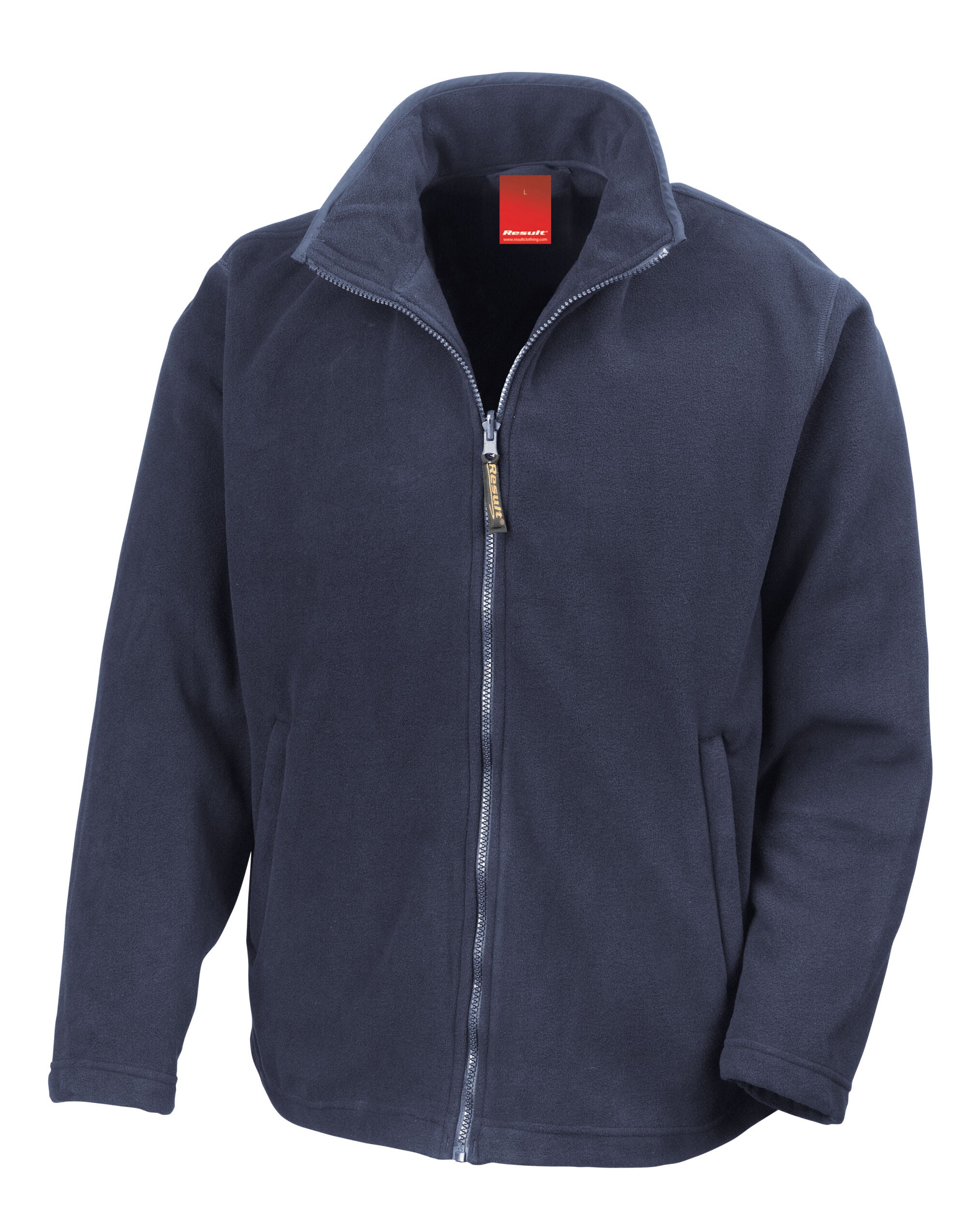 Result Mens Horizon Microfleece Jacket R115M - Navy - Customisable Jackets