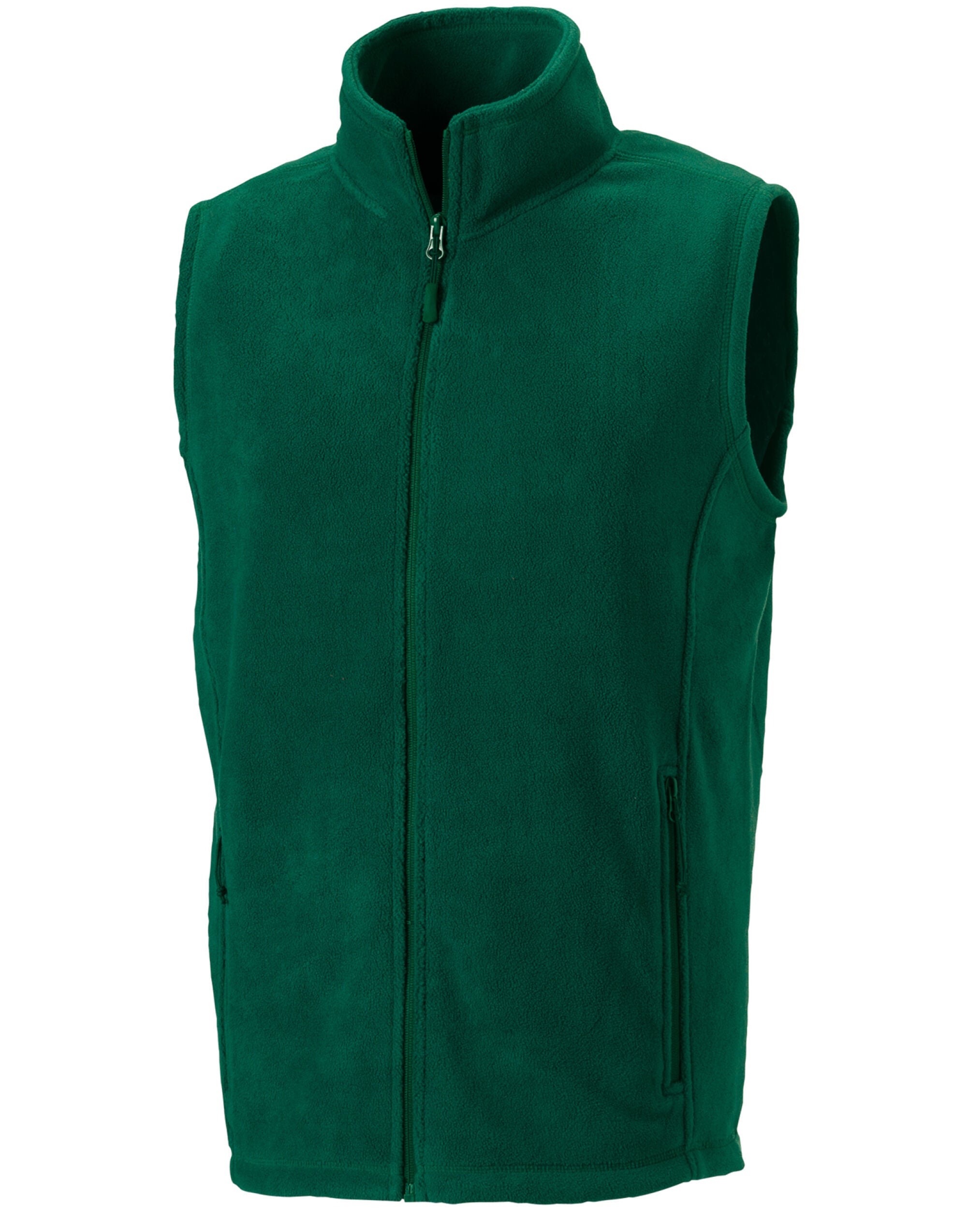 Russell Mens Outdoor Fleece Gilet 8720M - Bottle Green - Customisable Gilets & Body Warmers